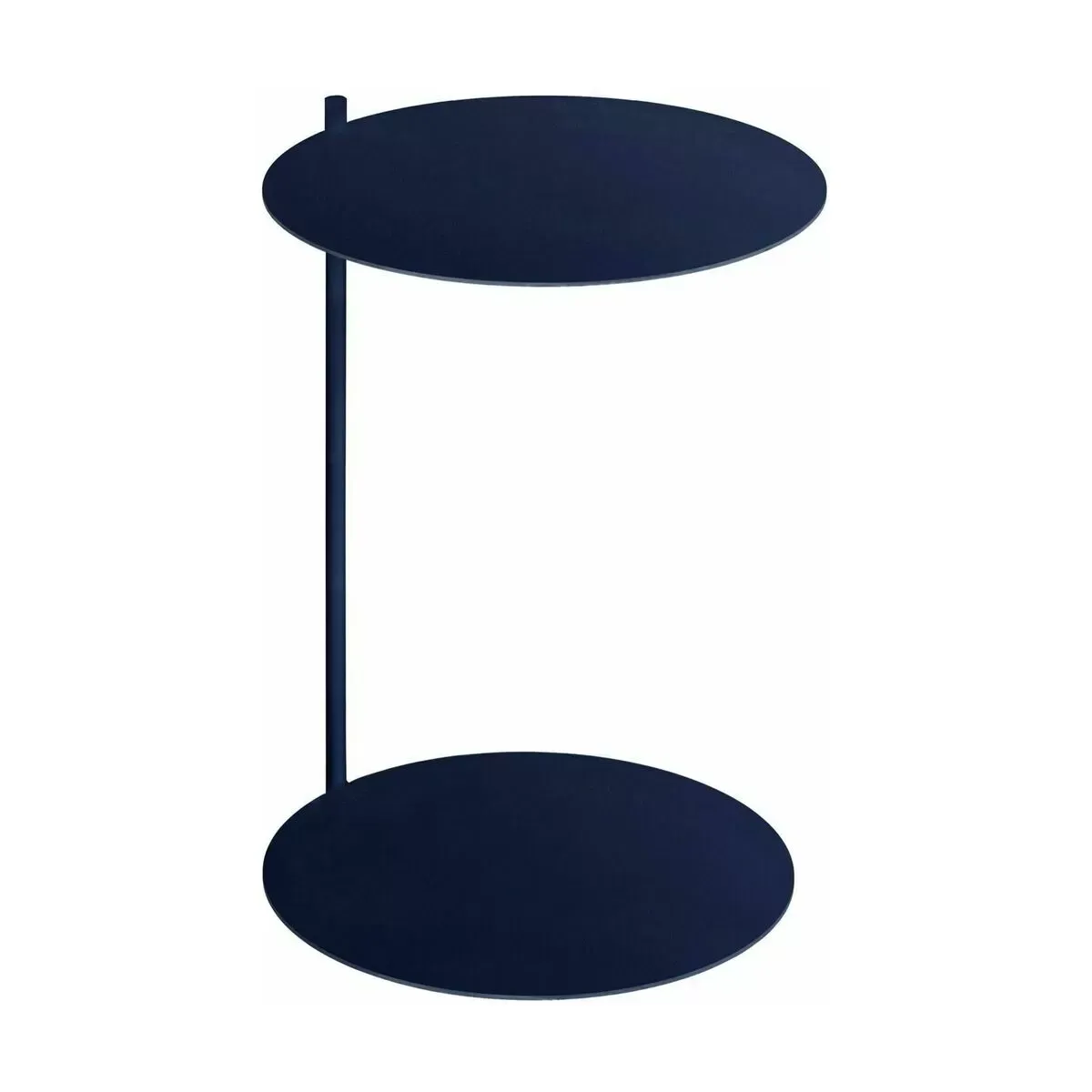 Table d'appoint en acier bleu orage Ande - noo.ma