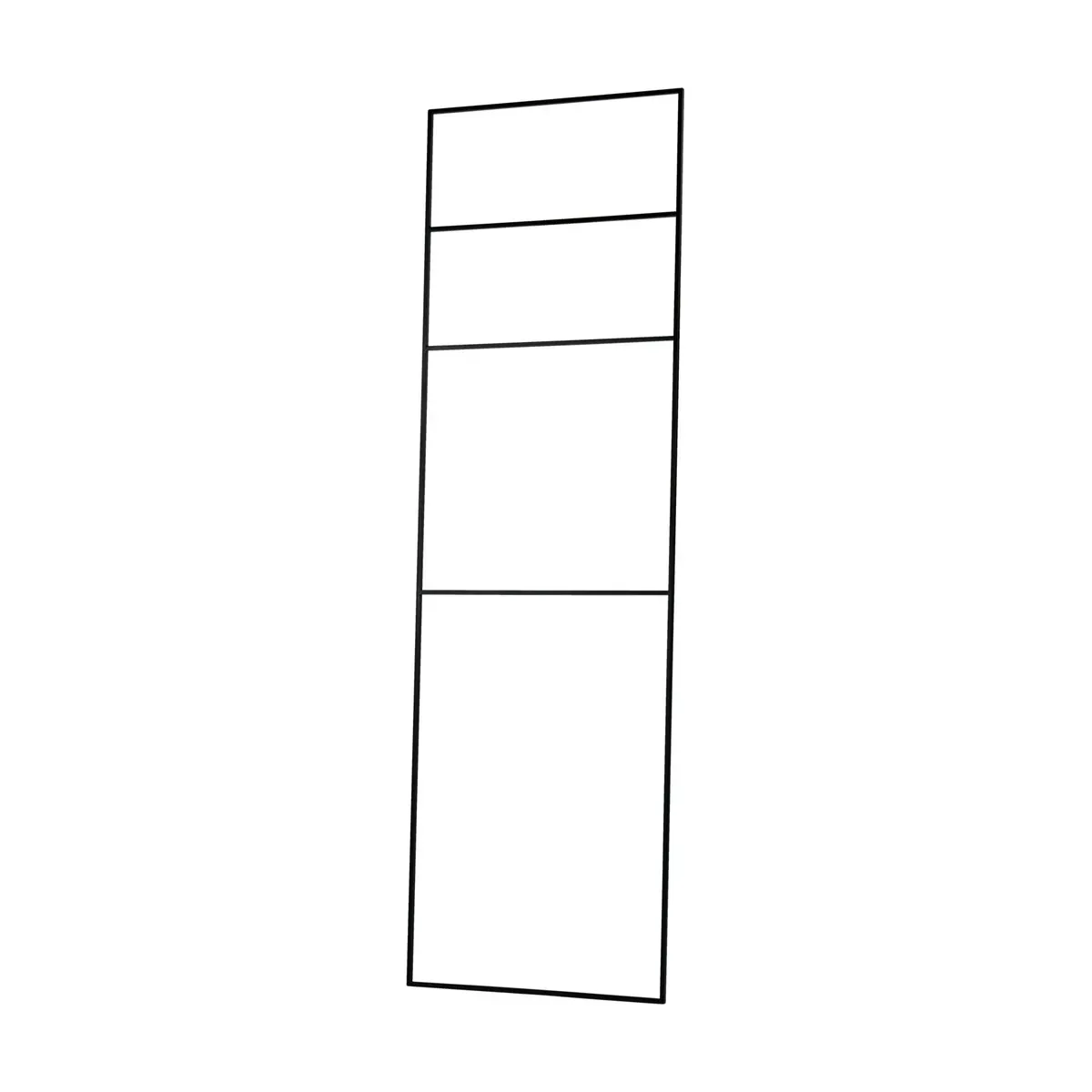 Porte-serviettes en métal noir - noo.ma