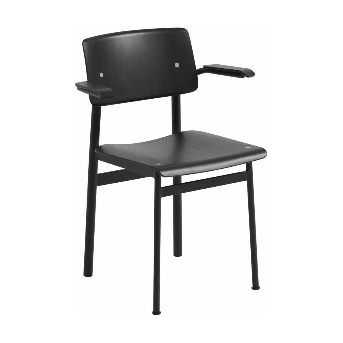 Chaise noire Loft - Muuto