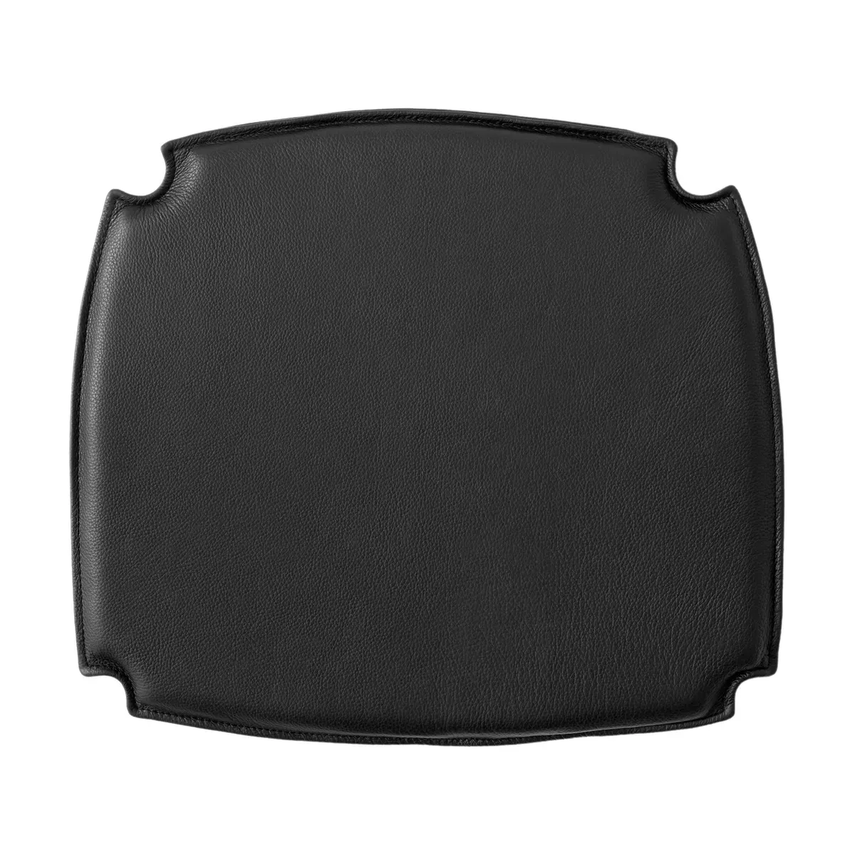 Coussin de chaise en cuir noir 46 x 46 cm Drawn HM3 - &tradition