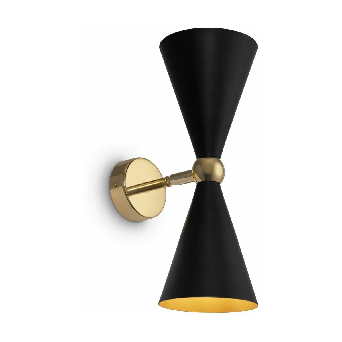 Applique murale en métal noir et doré Vesper - Maytoni