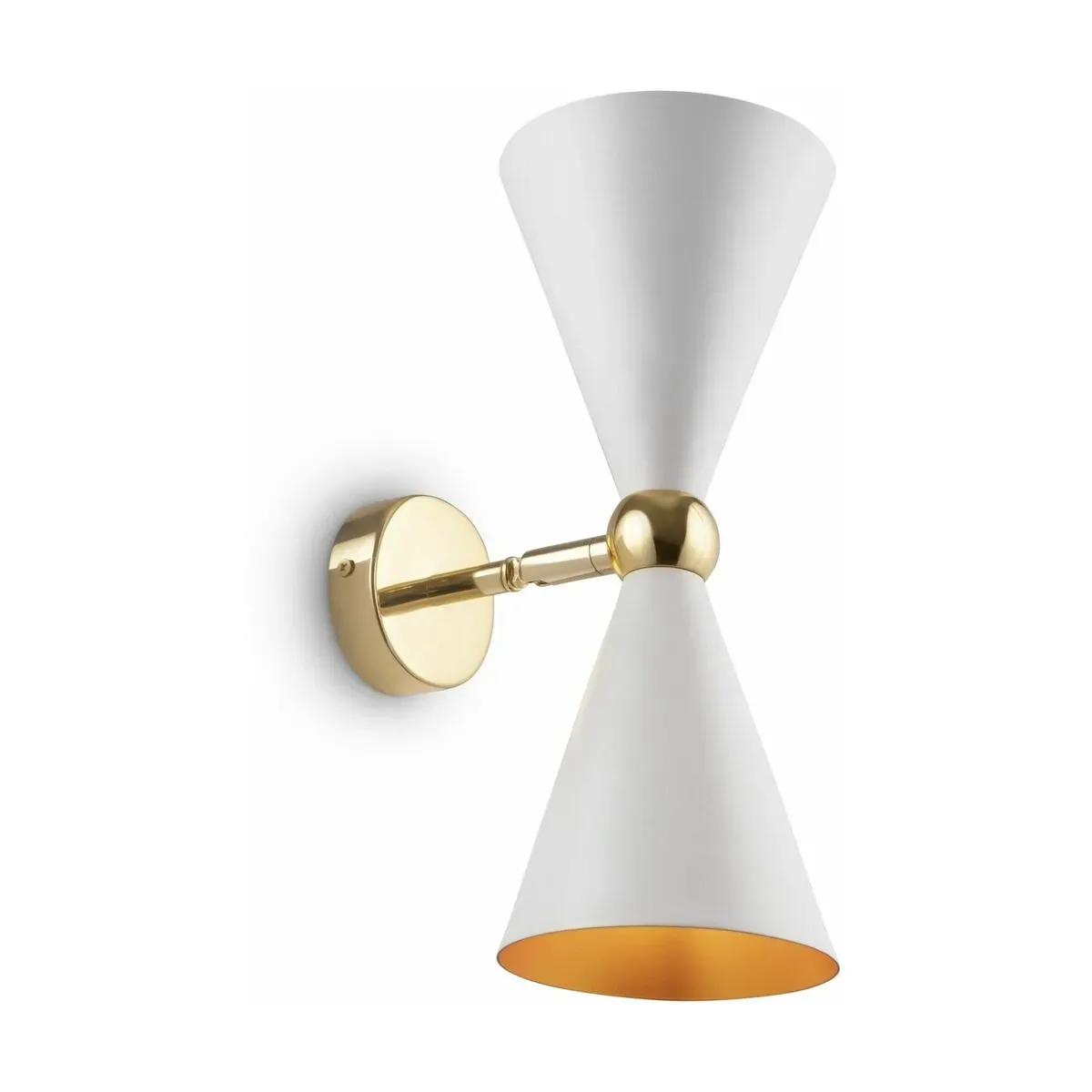 Applique murale en métal blanc et doré Vesper - Maytoni