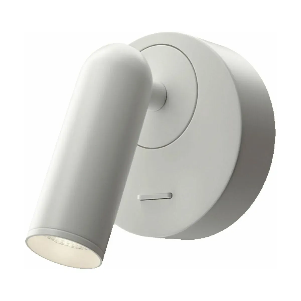 Applique murale rond avec interrupteur en métal blanc Mirax - Maytoni