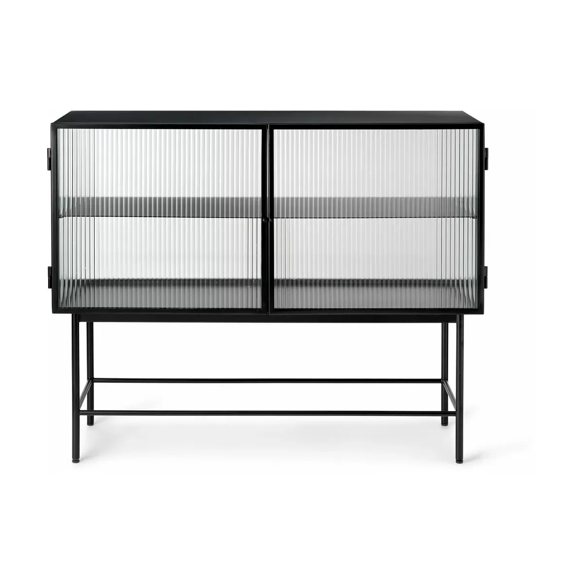 Buffet en acier noir 110 x 90 x 40 cm Haze - Ferm Living