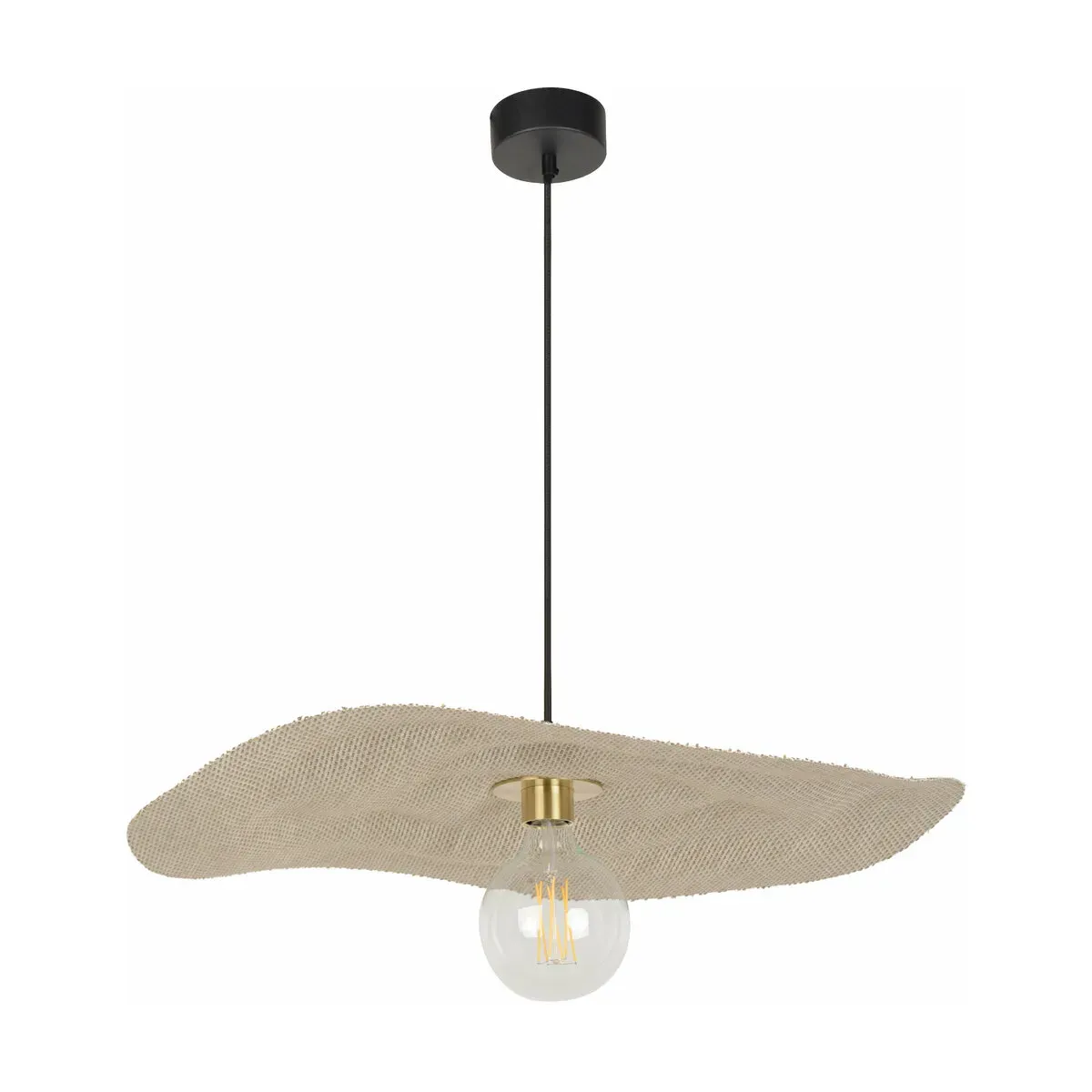 Suspension en métal et lin 68 cm Rivage - Market set