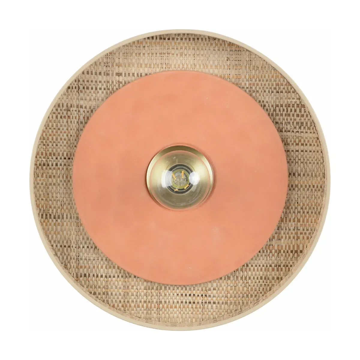 Applique cylindrique terracotta 40 cm Portinatx - Market set