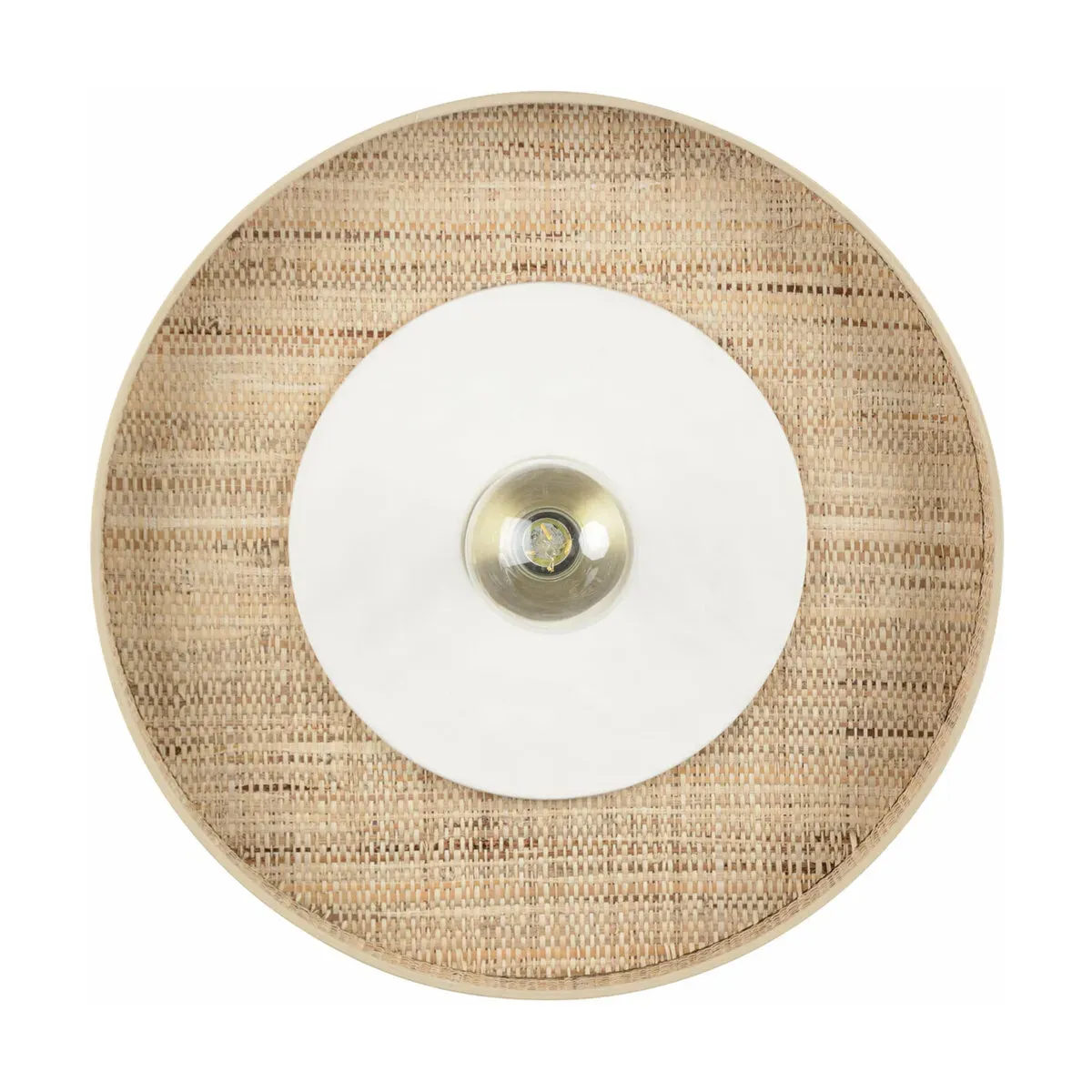 Applique cylindrique blanche 50 cm Portinatx - Market set