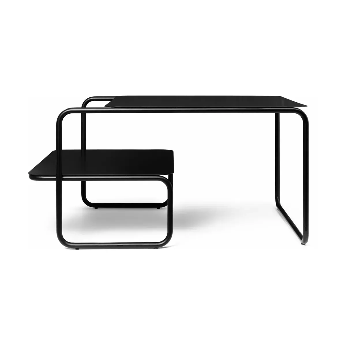 Table basse noire en métal Level - Ferm living