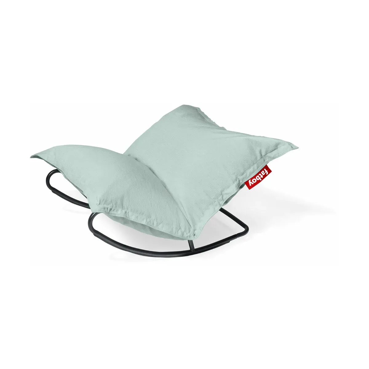 Fauteuil extérieur en métal avec coussin seafoam Rock 'n Roll Combi - Fatboy