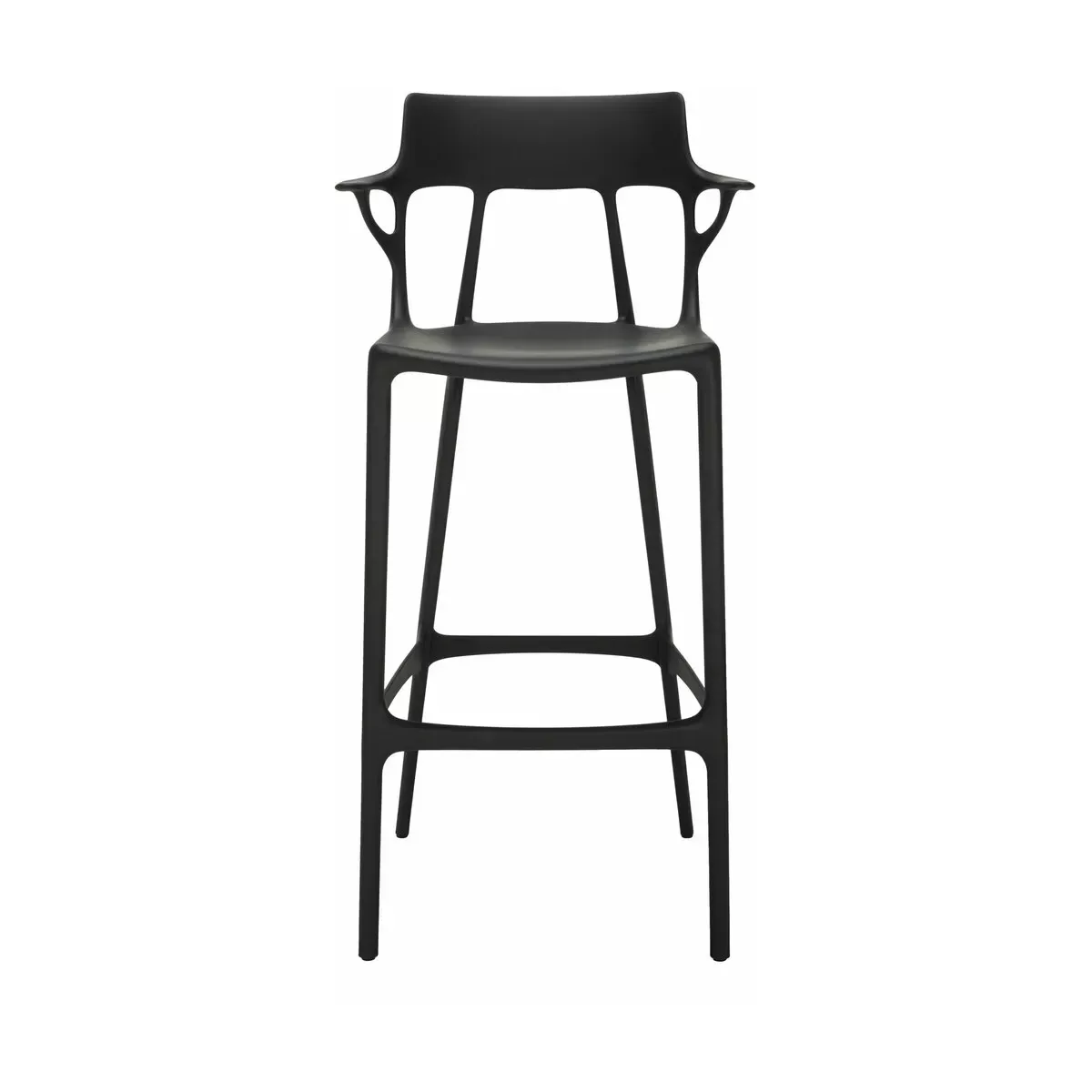 Chaise de bar noire 75 cm A.I - Kartell