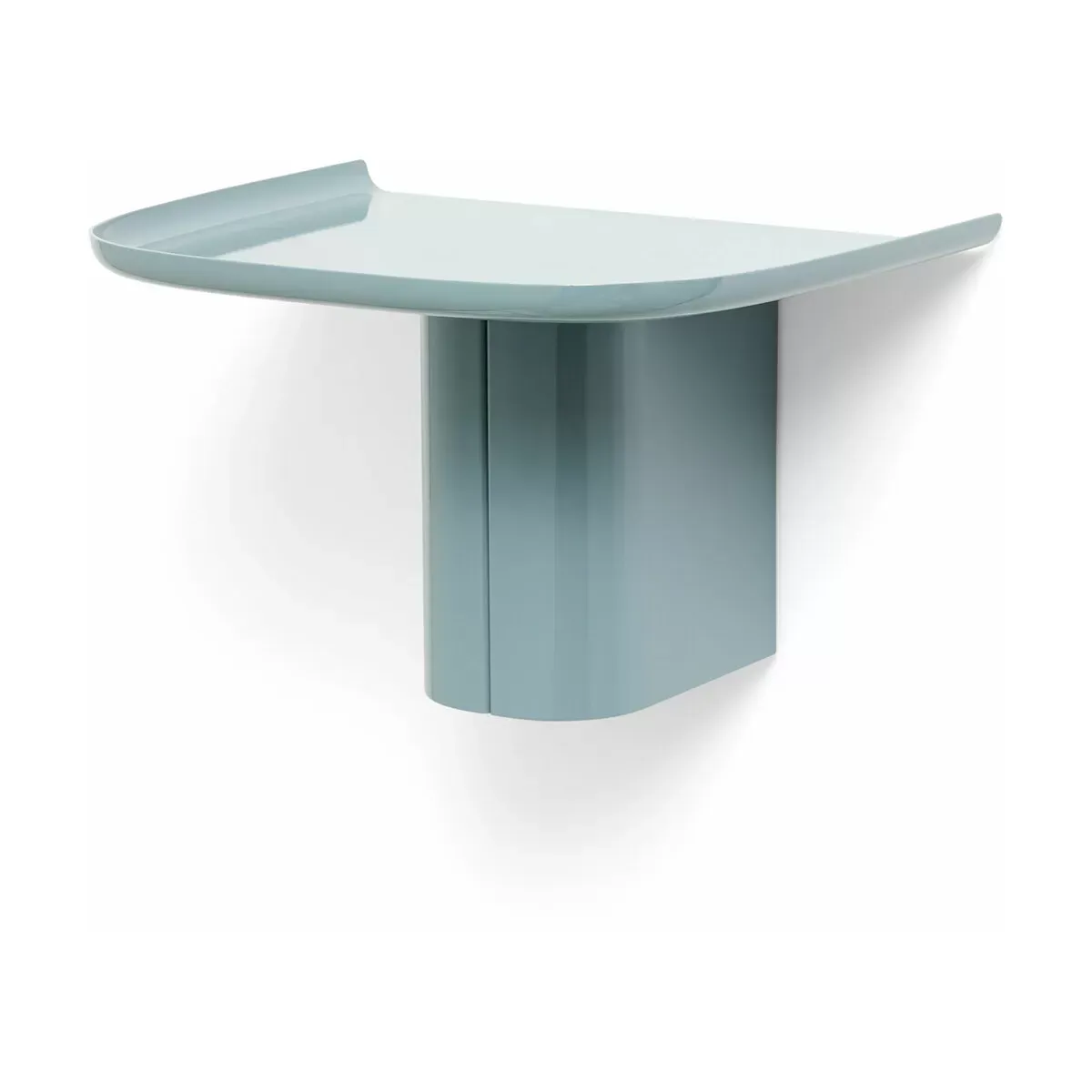 Étagère murale en aluminium bleu océan S Korpus - HAY
