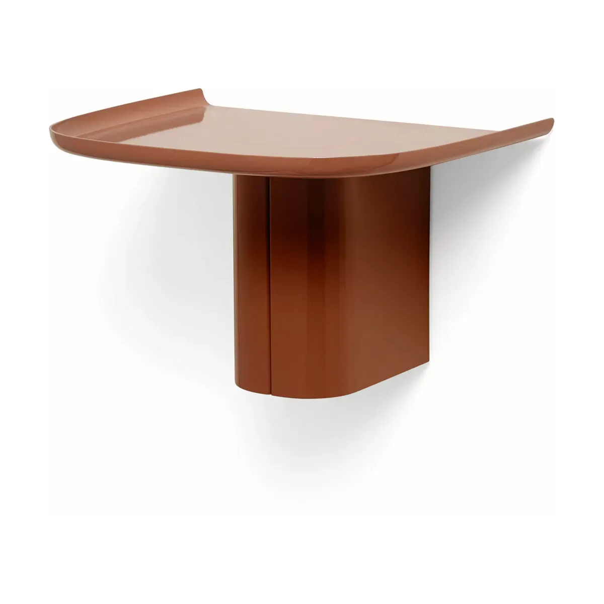 Étagère murale en aluminium rouge brique S Korpus - HAY