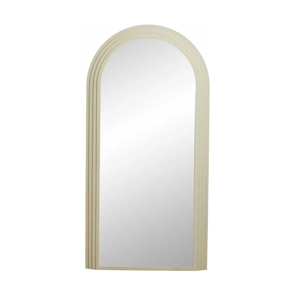 Miroir avec armature en fer couleur sable Falco - Nordal