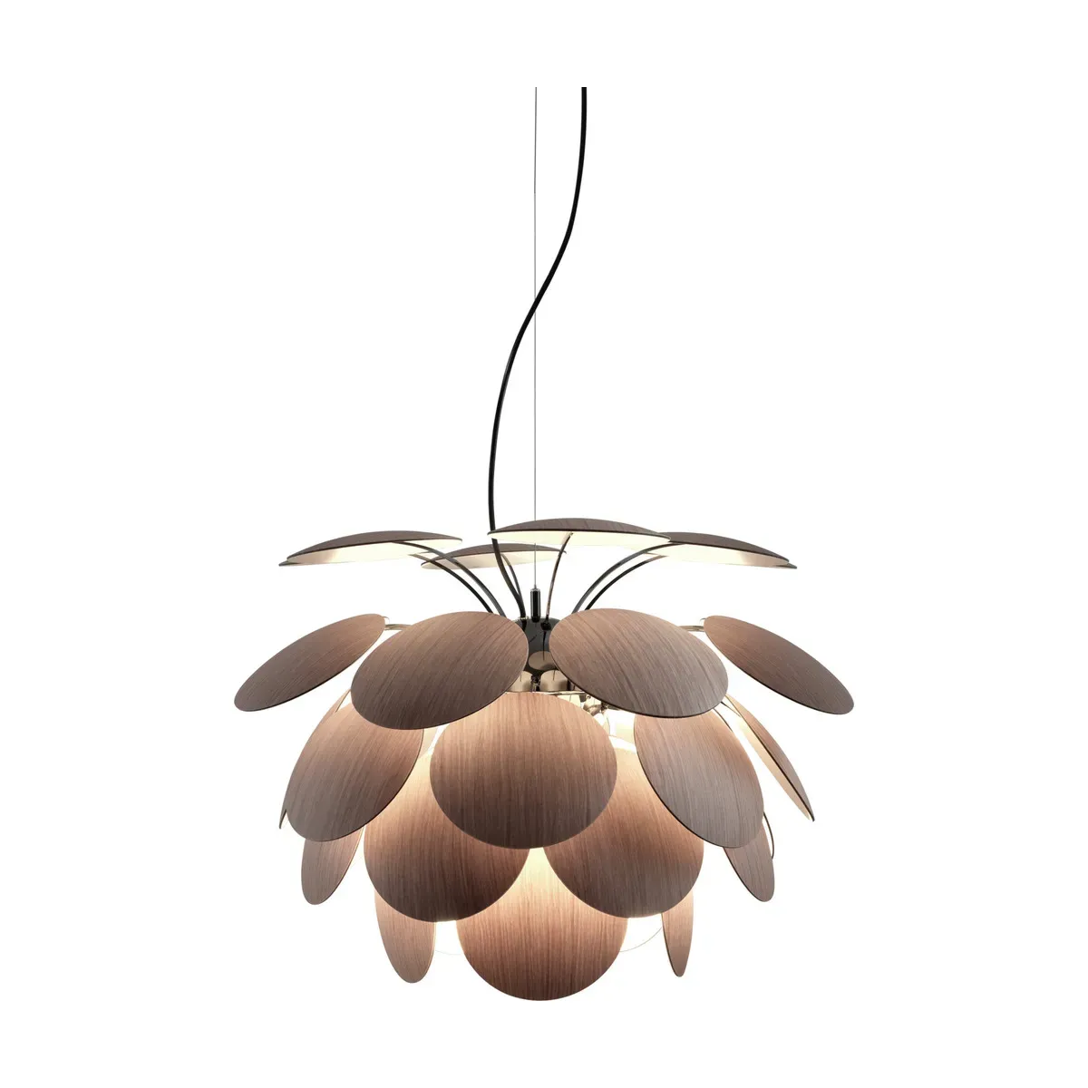 Suspension en chêne Américain 68cm Discoco - Marset