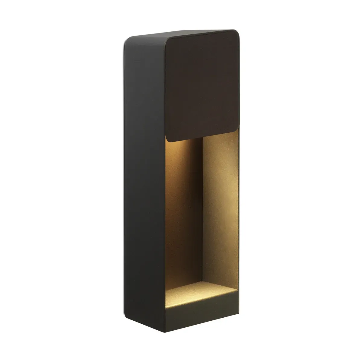 Applique d'extérieur en aluminium gris et marron Lab A 35 - Marset