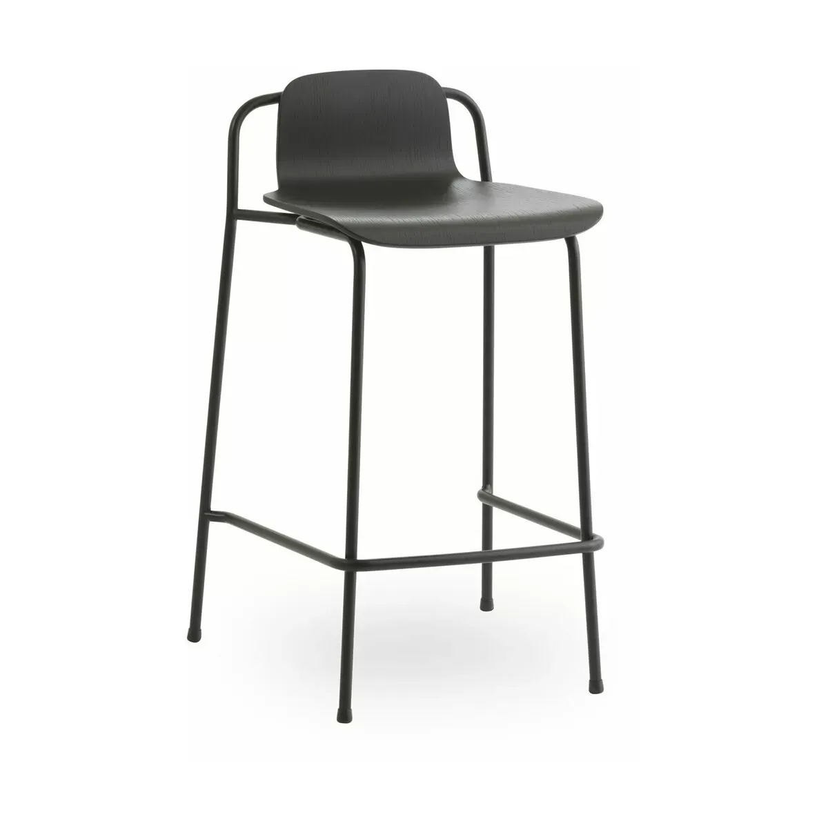 Tabouret de bar en acier noir 65cm Studio Oak - Normann Copenhagen
