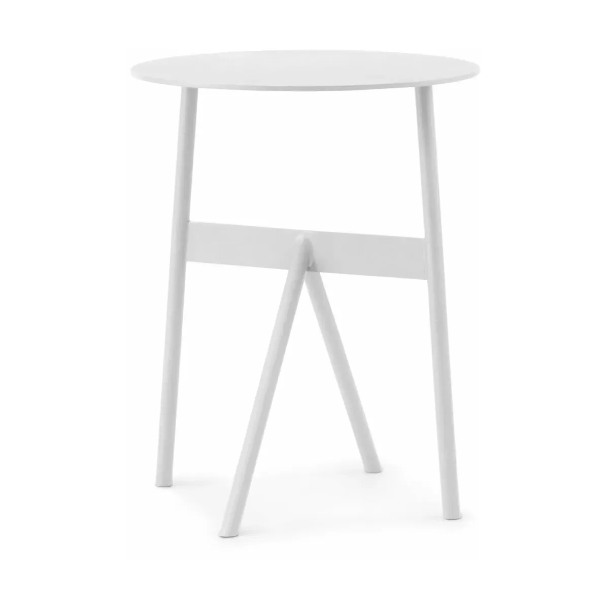 Table d'appoint en acier blanc Ø37cm Stock blanc - Normann Copenhagen