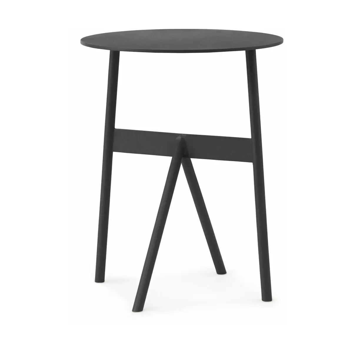 Table d'appoint en acier noir Ø37cm Stook noir - Normann Copenhagen