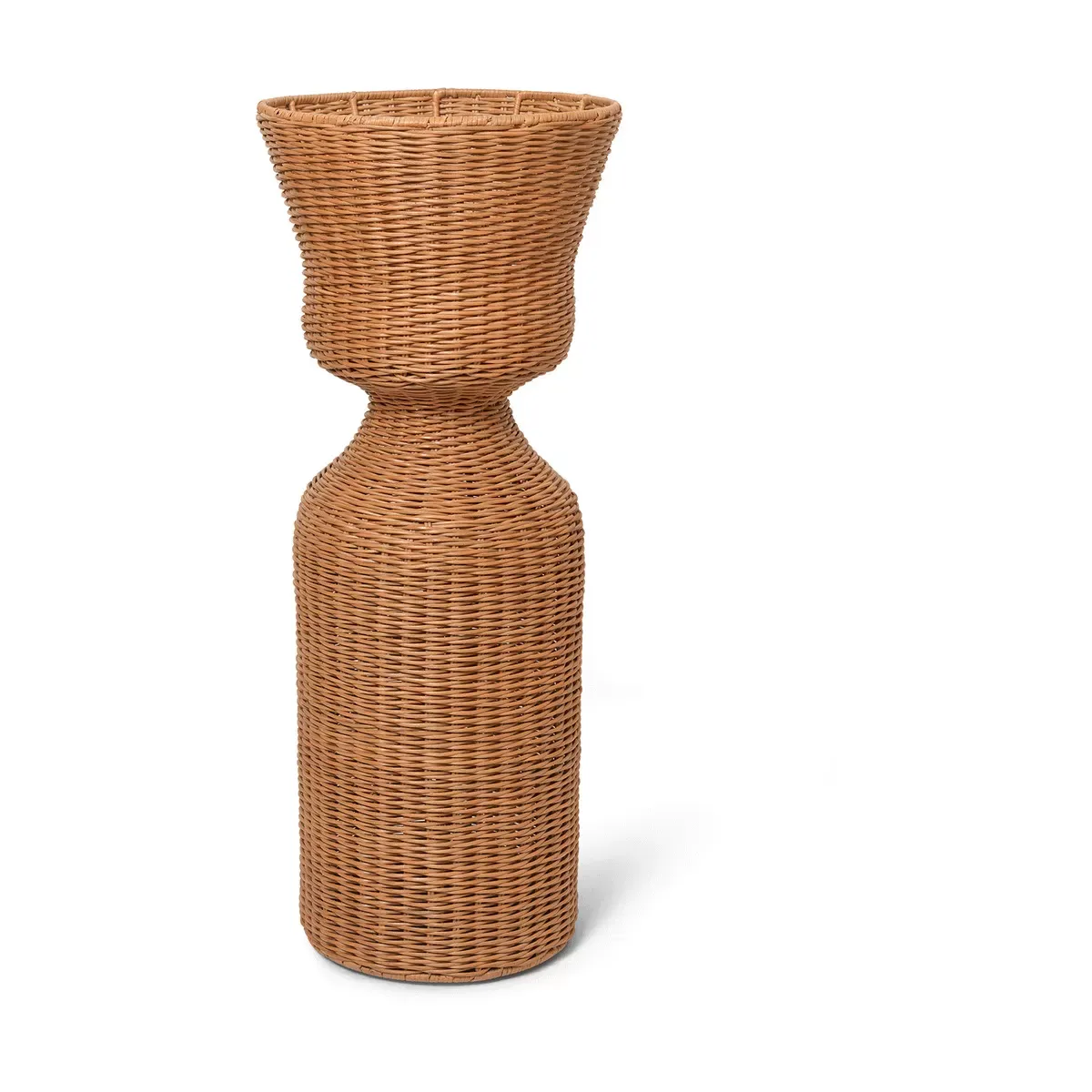 Grand porte-plante en rotin tressé - Ferm living