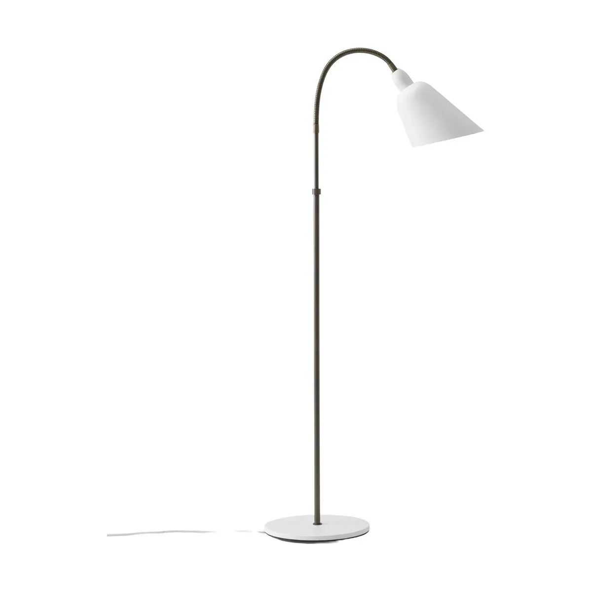 Lampadaire blanc détail bronze Anniversary Edition Bellevue AJ7 - &tradition