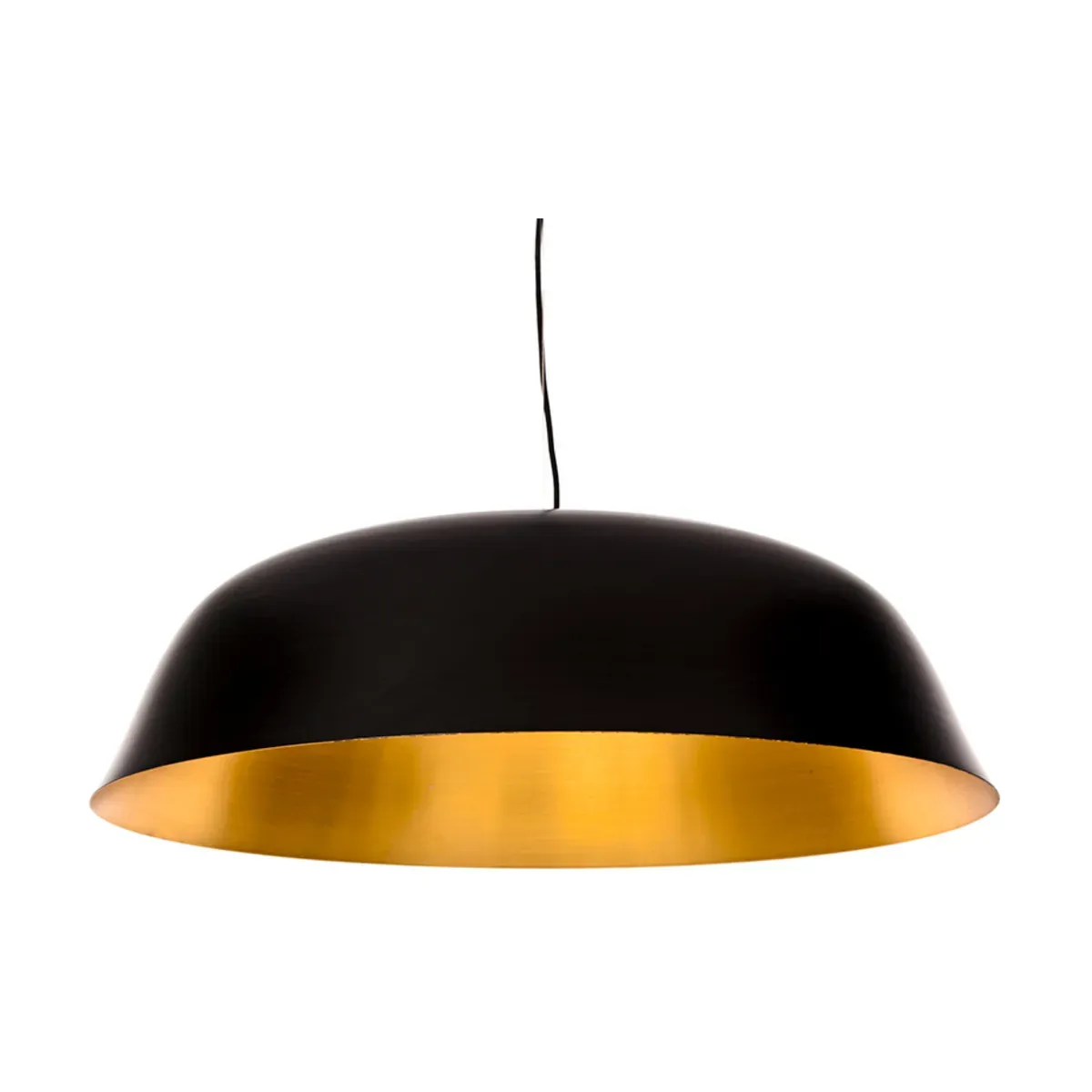 Suspension en aluminium noire Cloche Three - NORR11