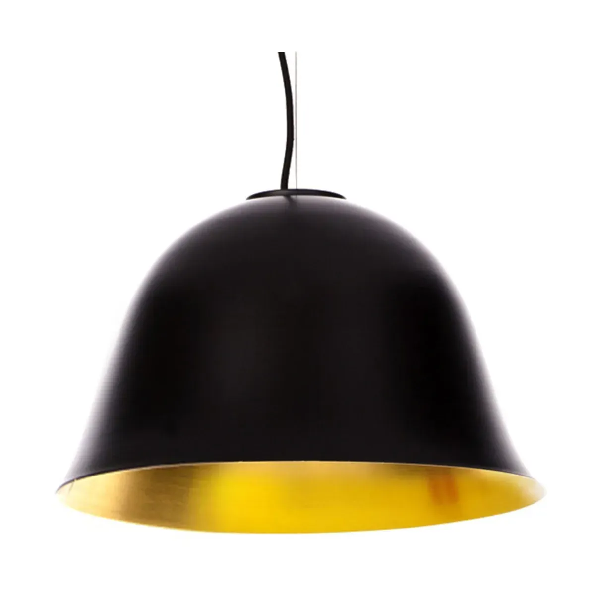 Suspension en aluminium noire Cloche Two - NORR11