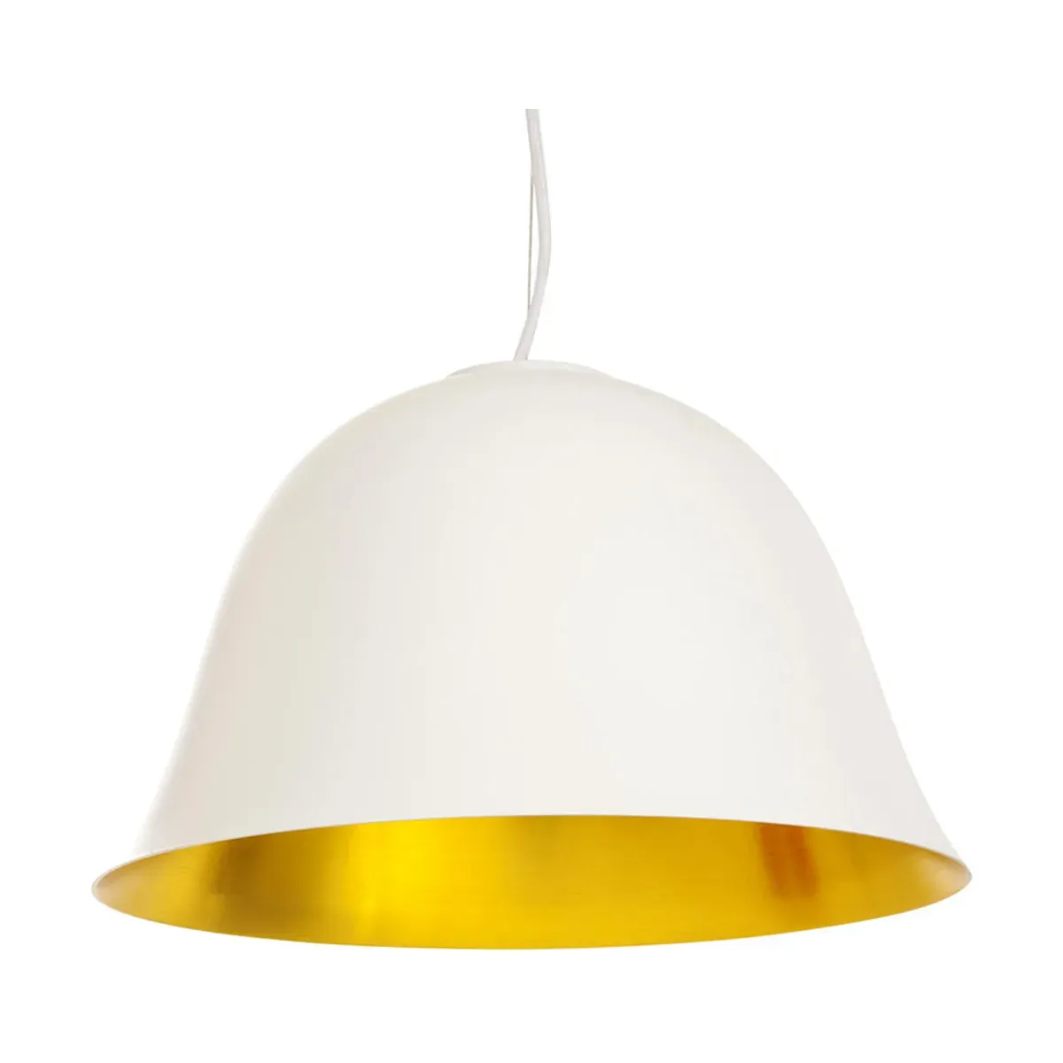 Suspension en aluminium blanche Cloche Two - NORR11