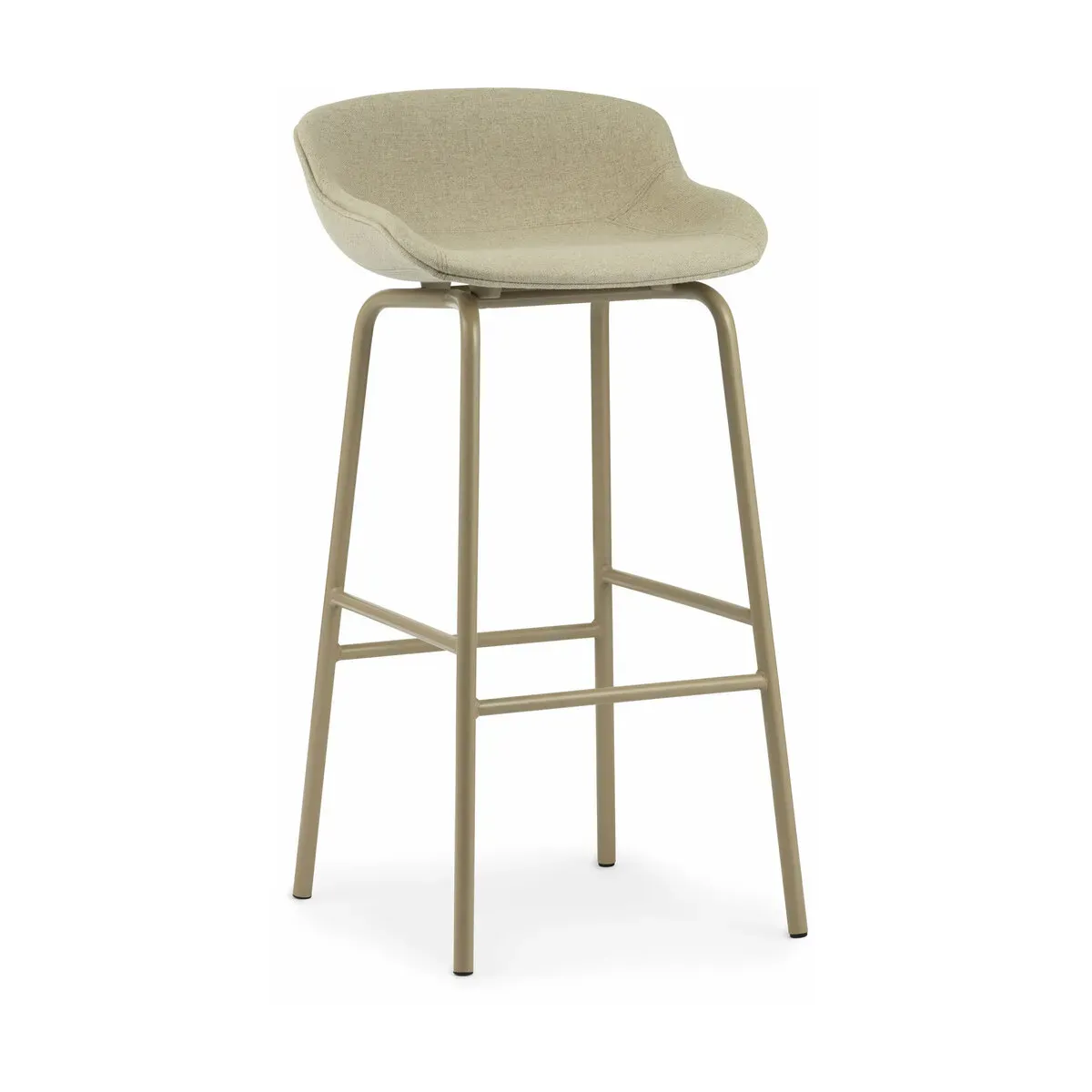 Tabouret de bar 75cm beige revêtement tissu beige Main Line Flax Hyg Sand/Main Line F