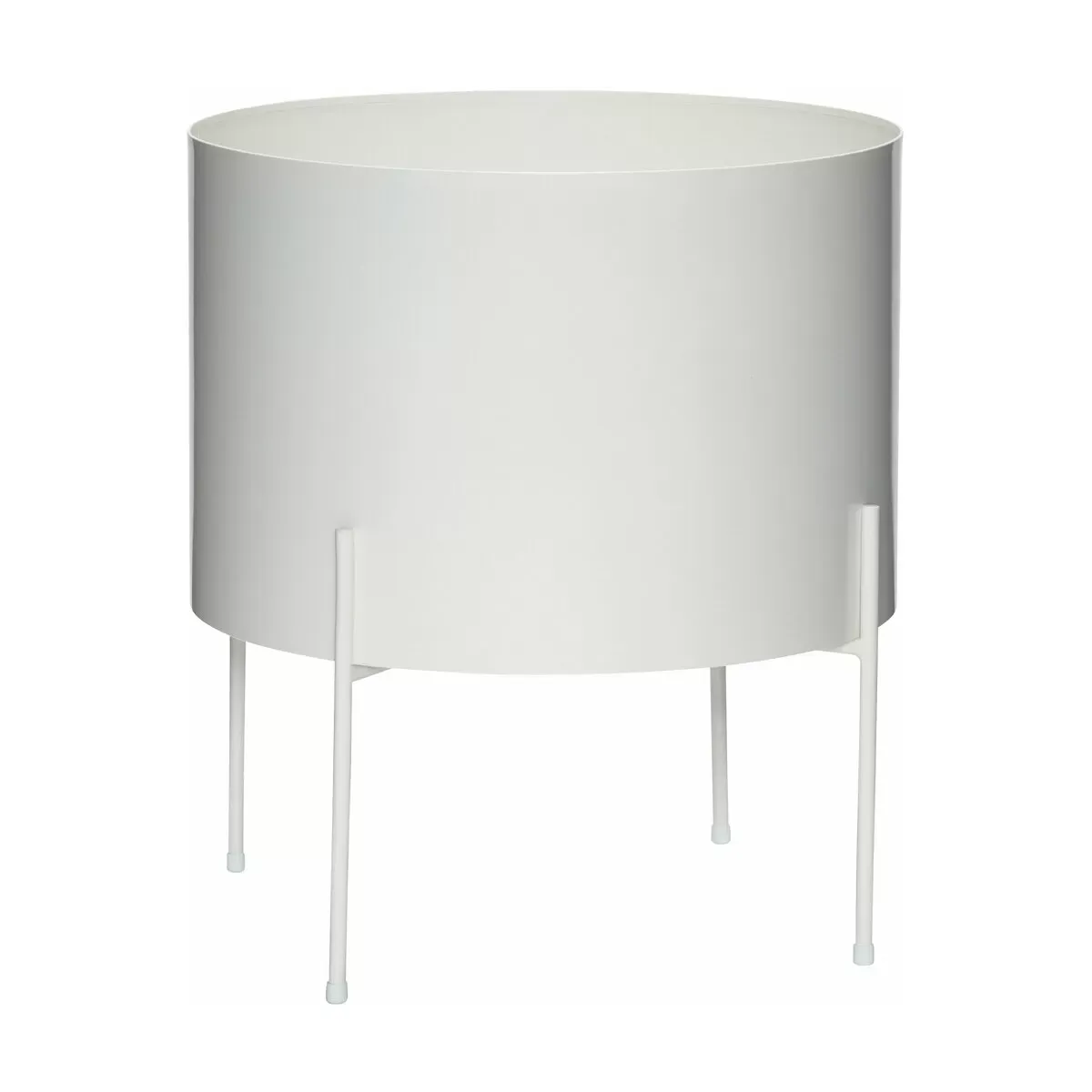 Pot rond en fer blanc 42x45 cm Airy - Hübsch