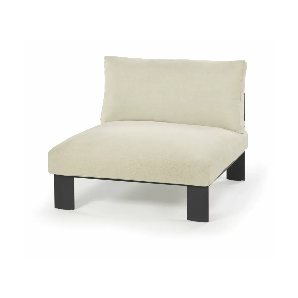 Banc d'intérieur avec coussins couleur ivoire 91x91x58 cm Mombaers - Serax