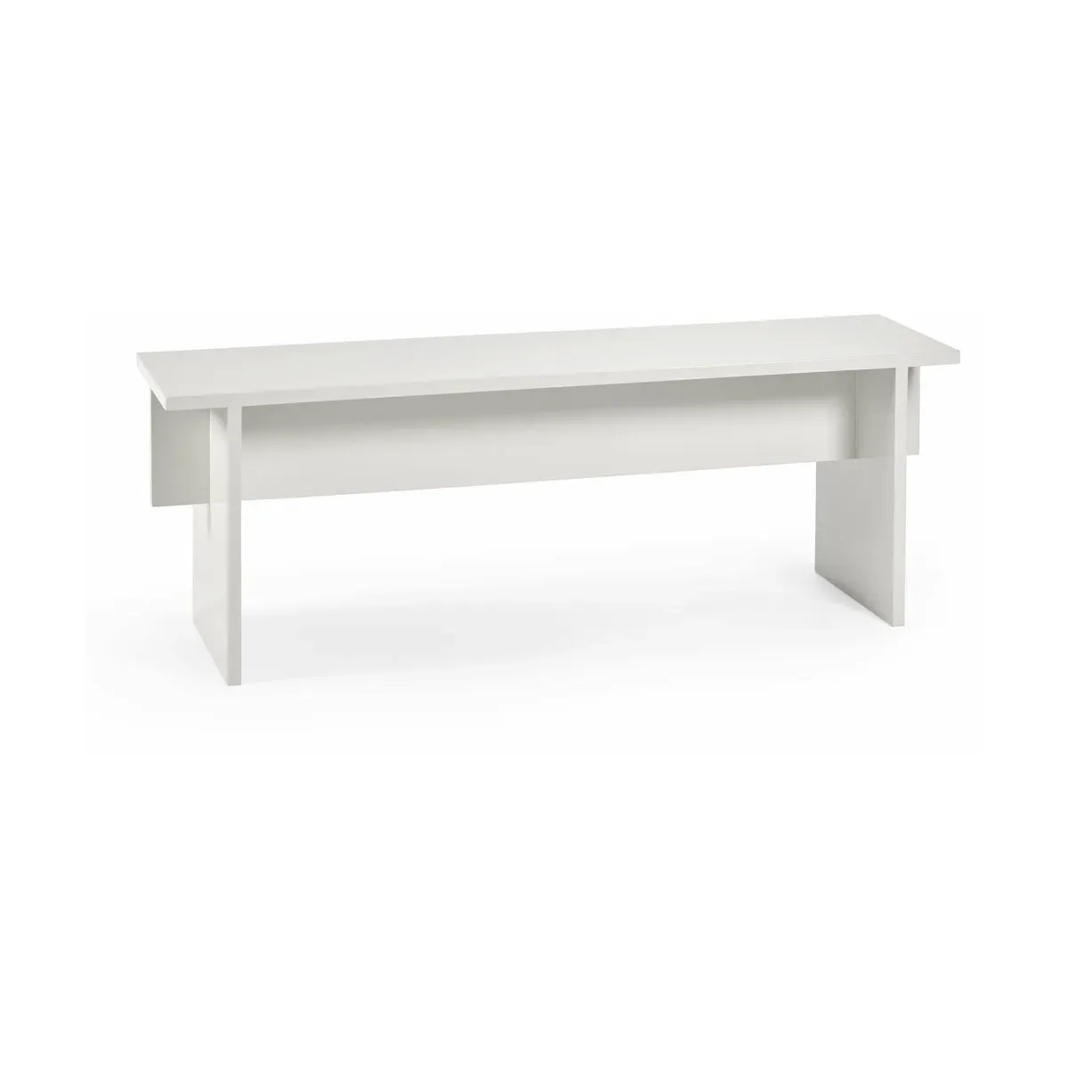 Banc en bois MDF blanc 130x33cm Juliette - Serax