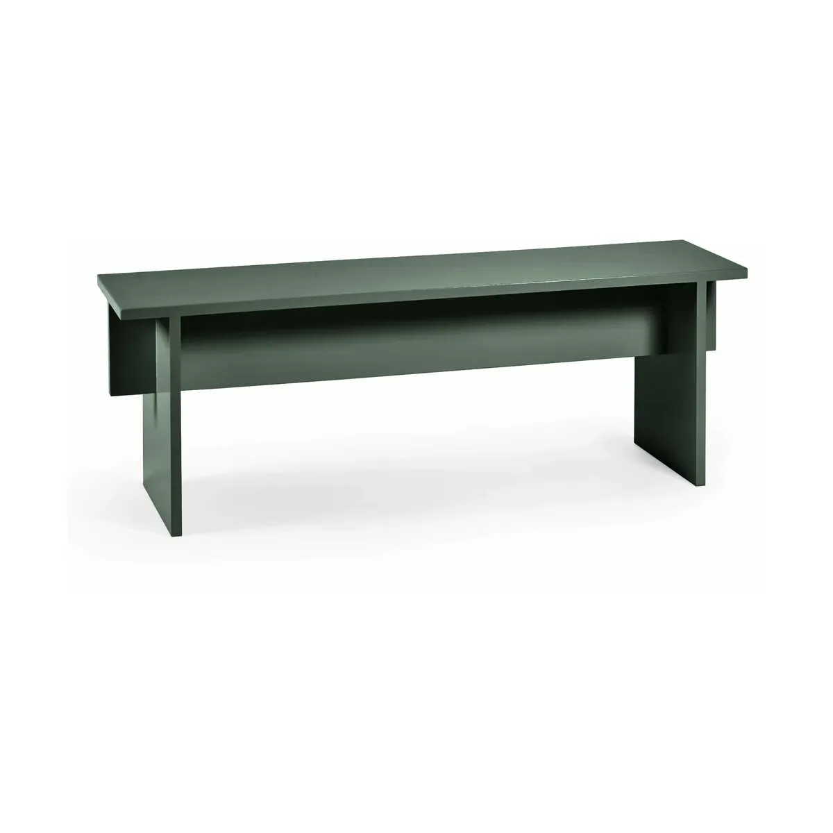Banc en bois MDF vert 130x33cm Juliette - Serax