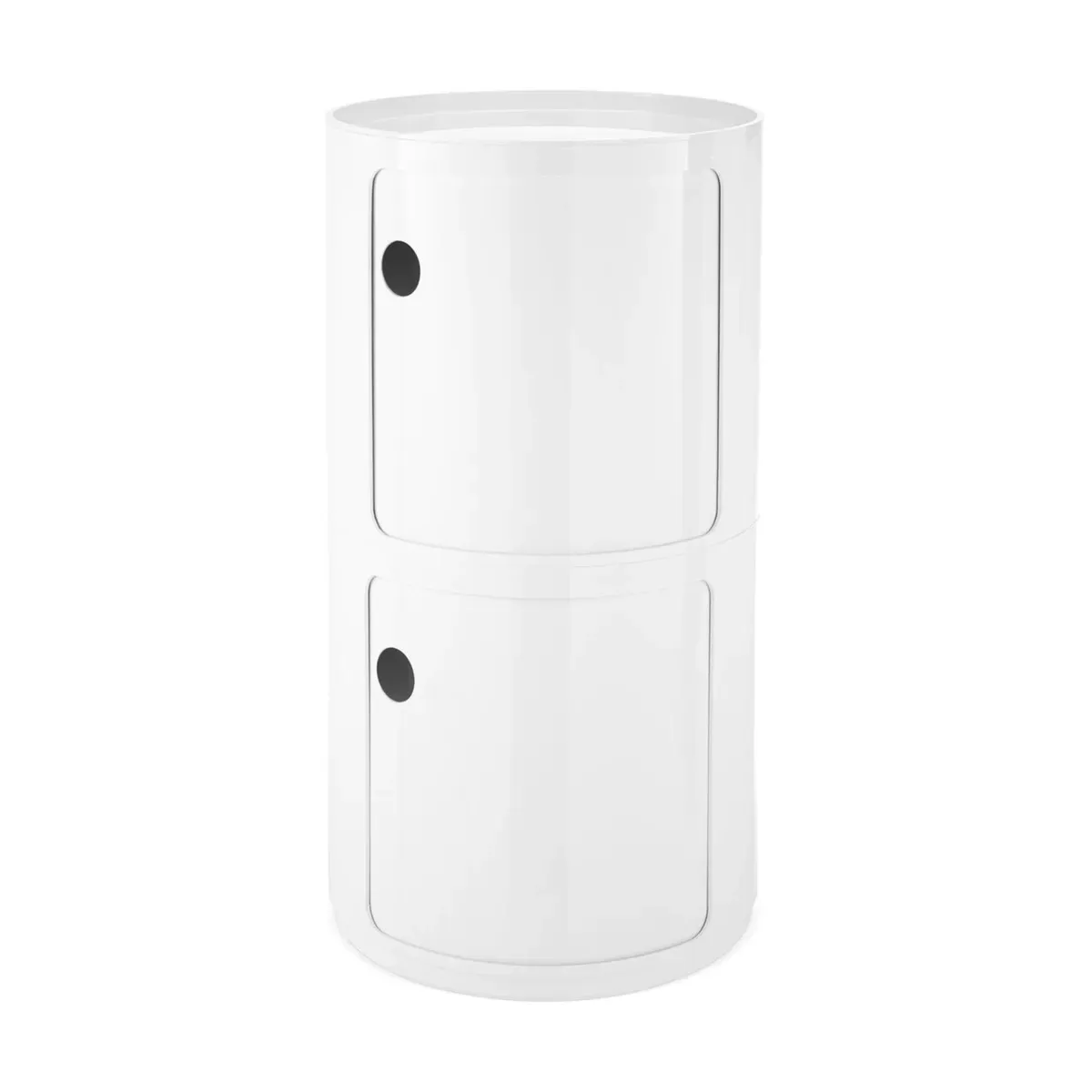 Table de chevet blanche 2 tiroirs Componibili Classic BIG - Kartell