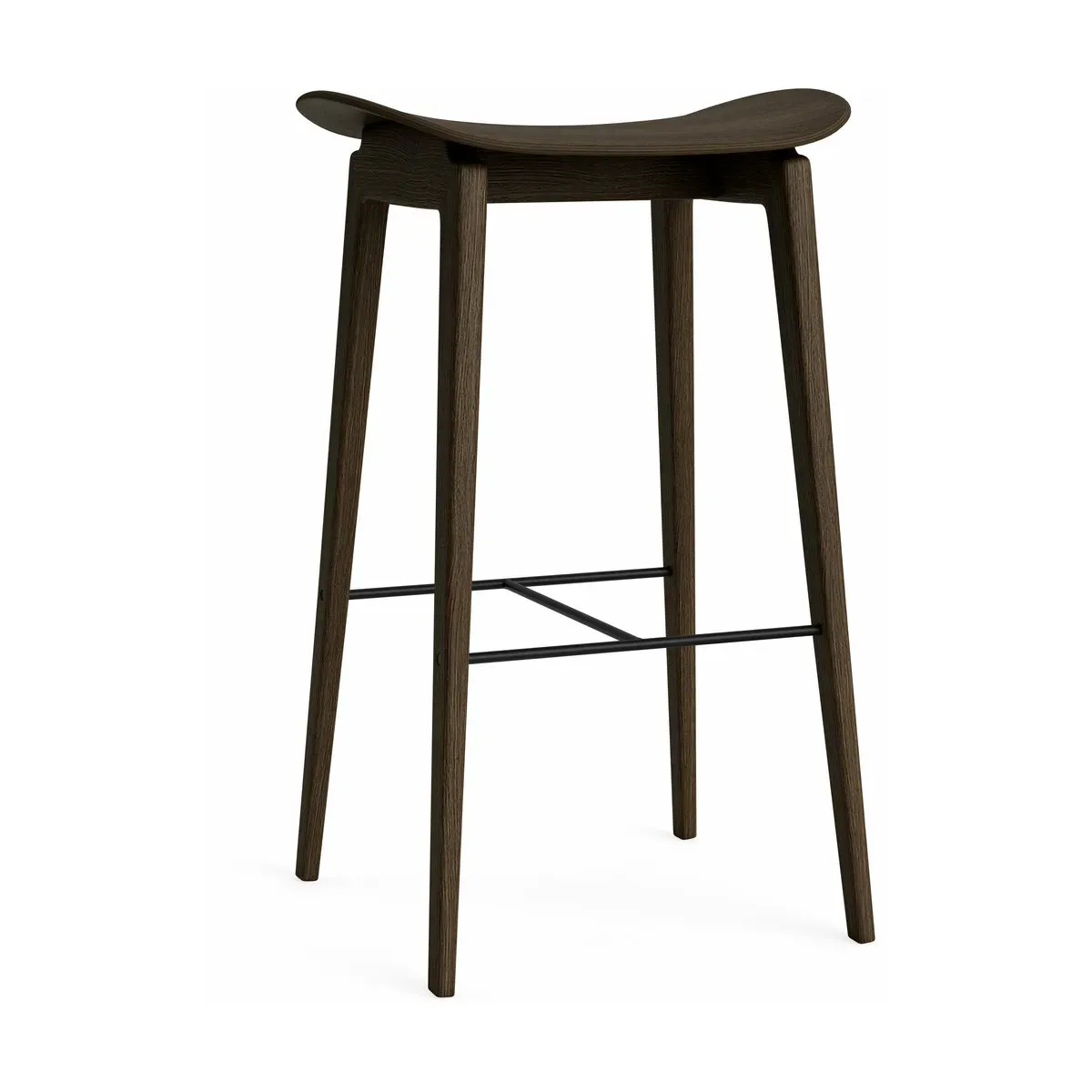 Tabouret de bar en chêne fumé 65 cm NY11 - NORR11