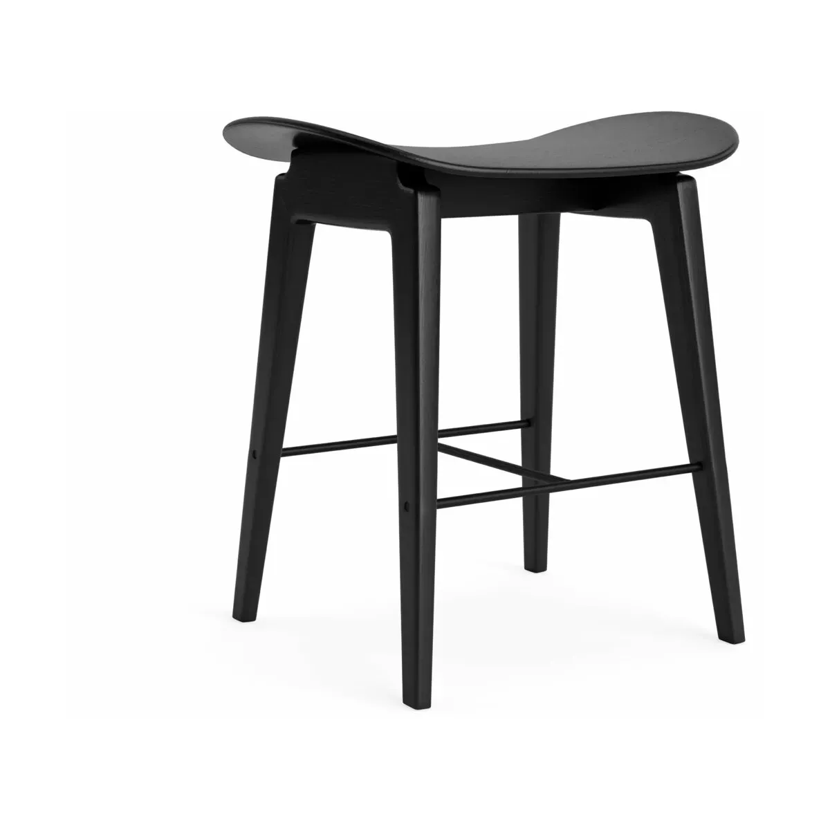 Tabouret en chêne noir 45 cm NY11 - NORR11