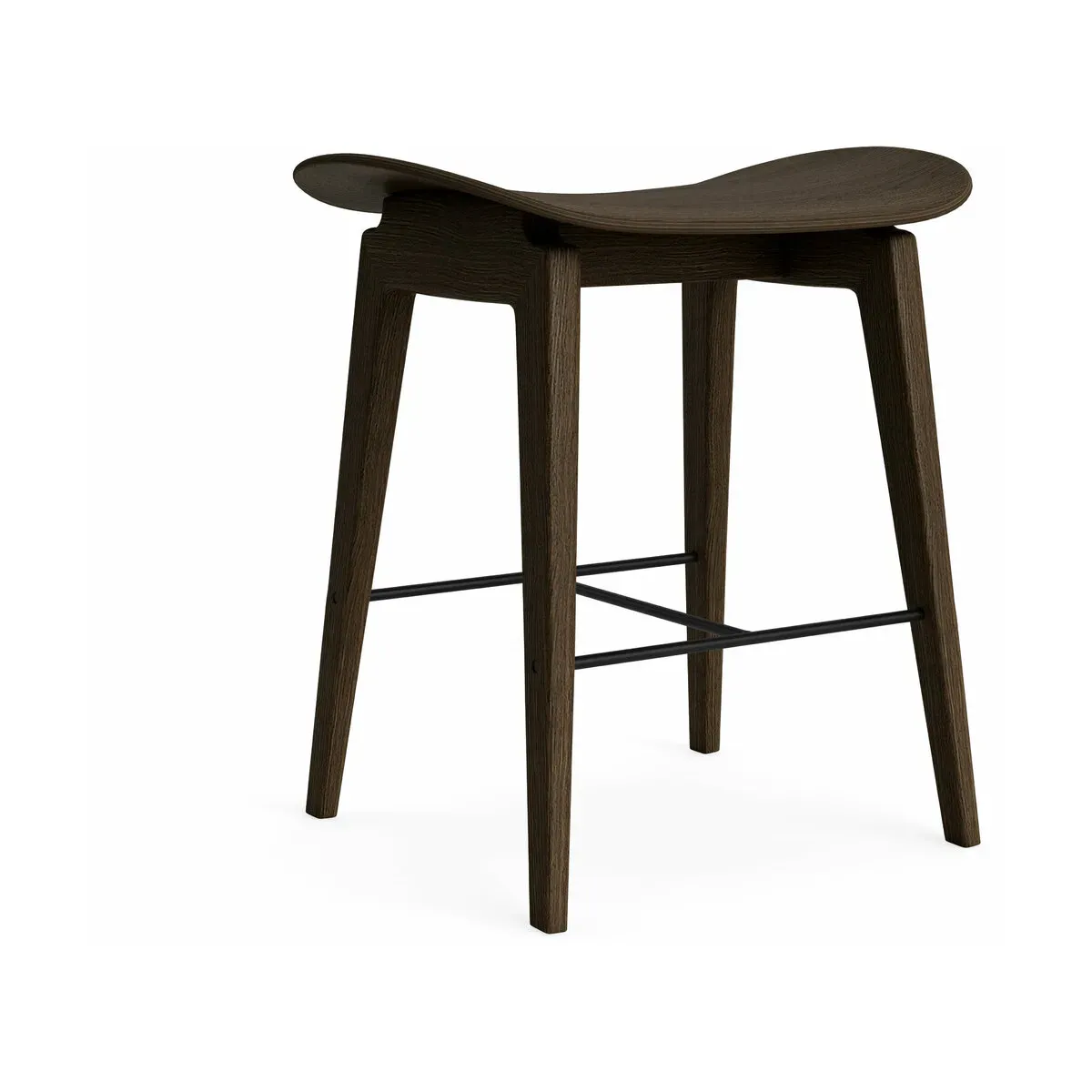 Tabouret en chêne fumé 45 cm NY11 - NORR11