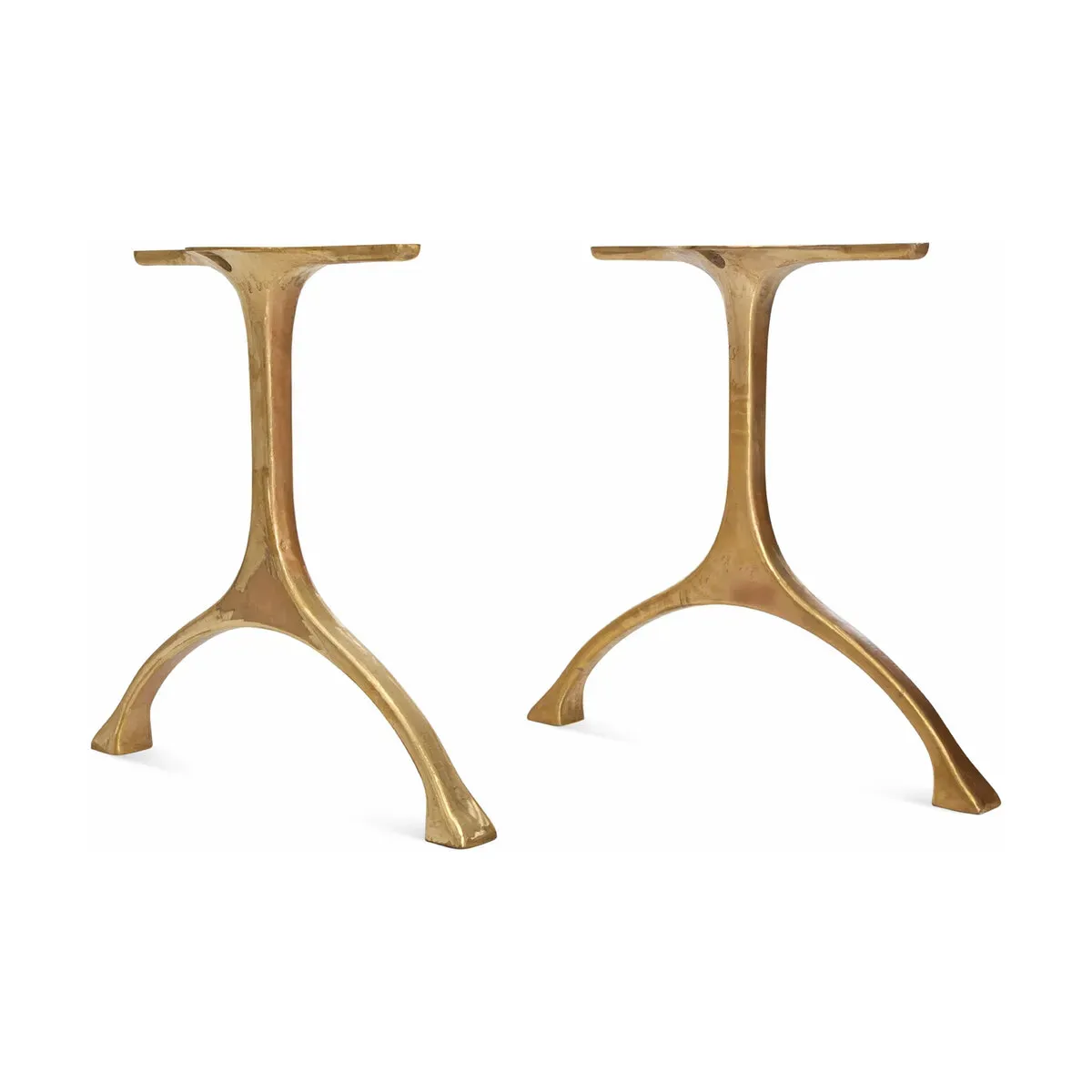 2 pieds de table en laiton Maiden - NORR11