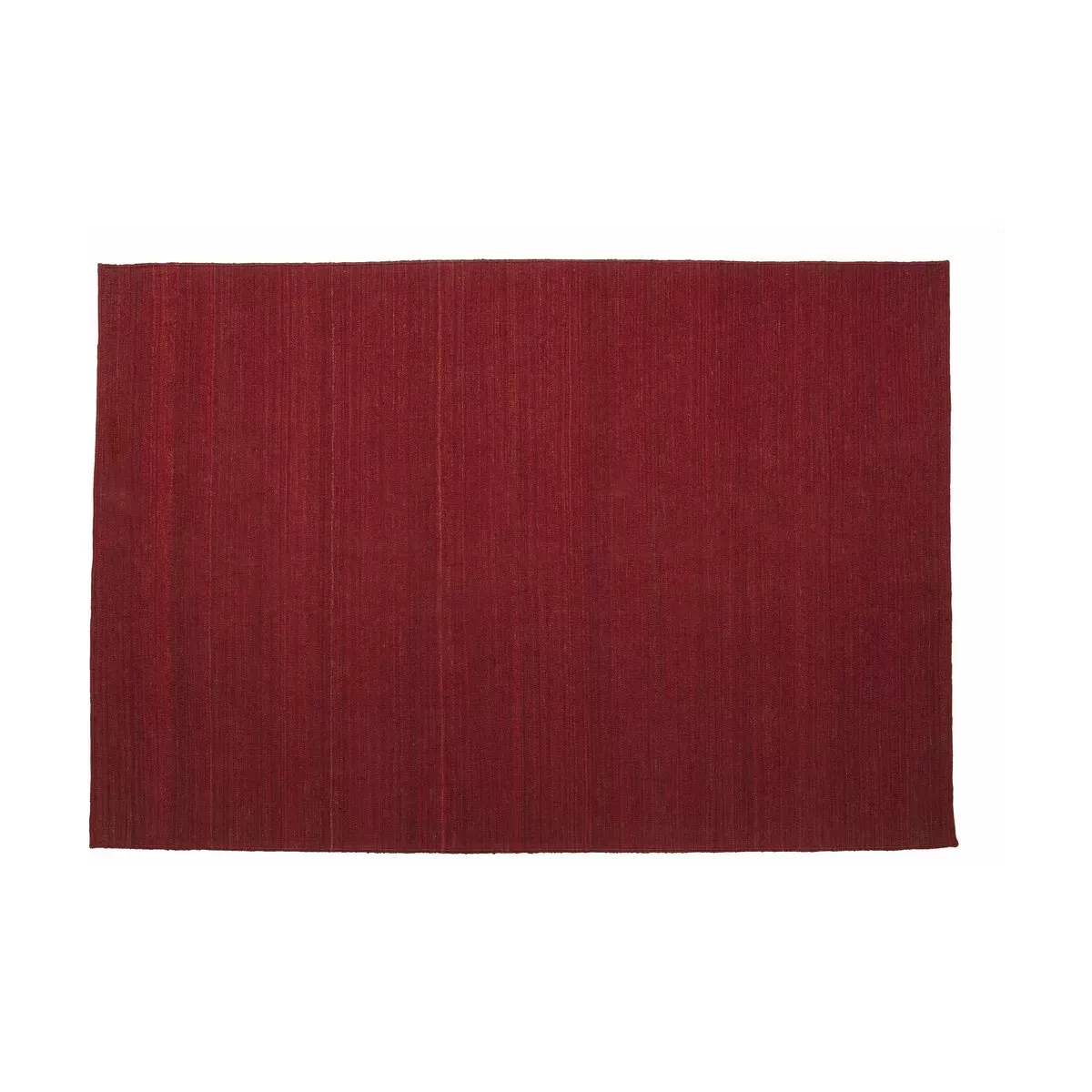 Tapis dhurrie en laine rouge grenat 170x240 cm Nomad - Nanimarquina