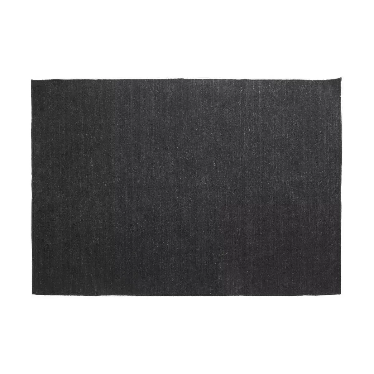 Tapis dhurrie en laine noir 170x240 cm Nomad - Nanimarquina