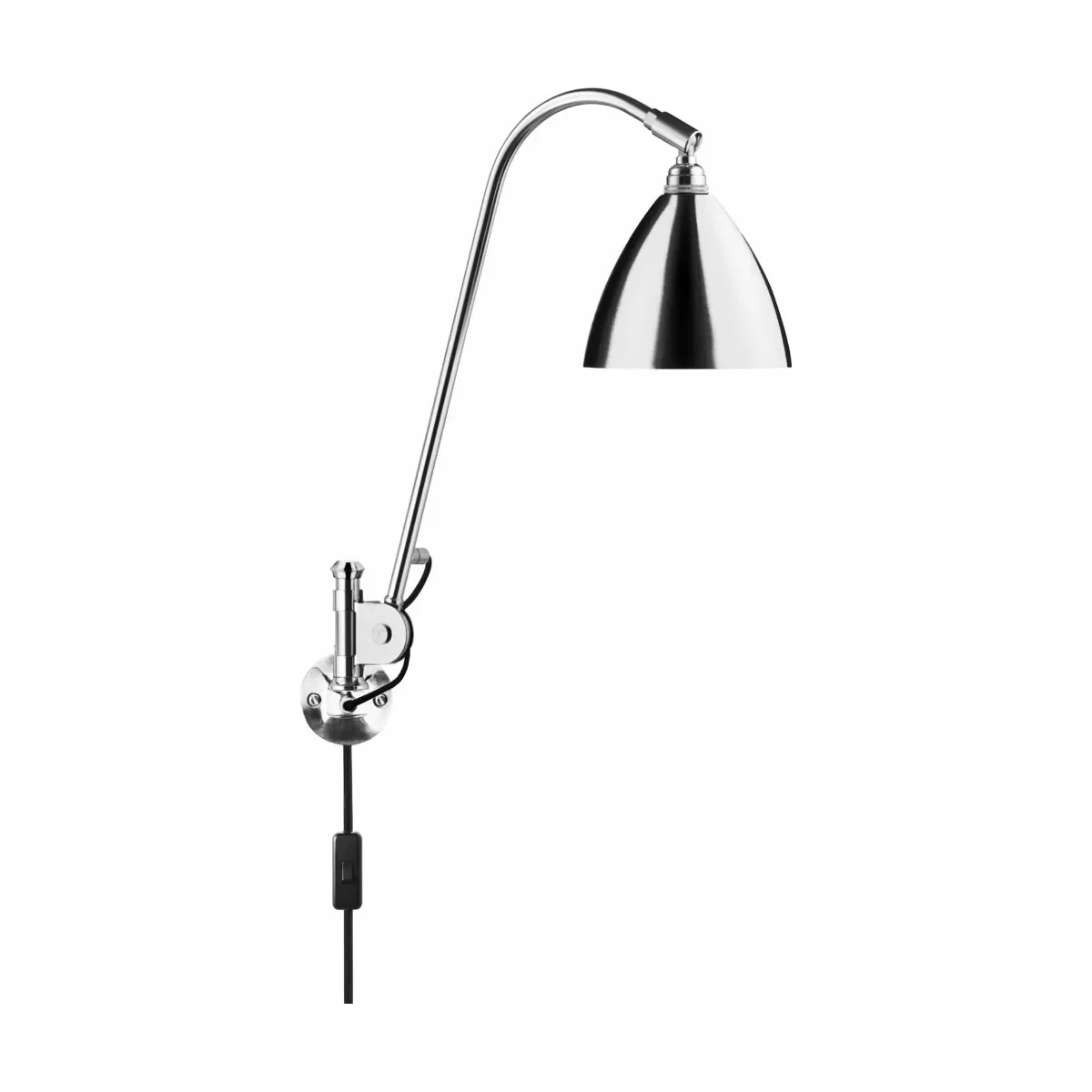 Lampe murale argenté en laiton BL6 - Gubi