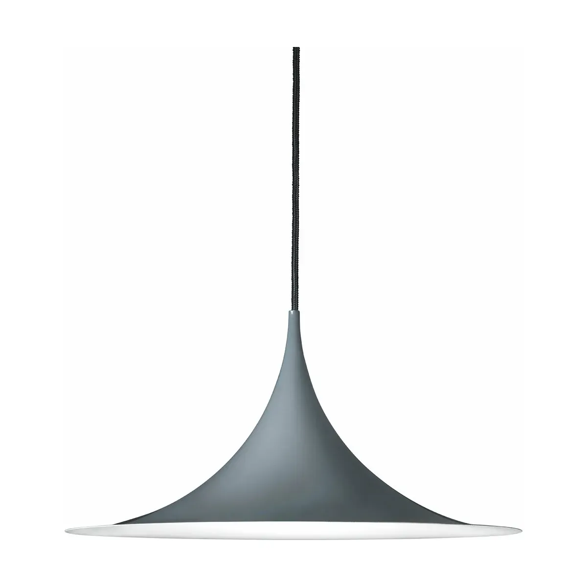 Suspension grise 90 cm Semi Pendant - Gubi