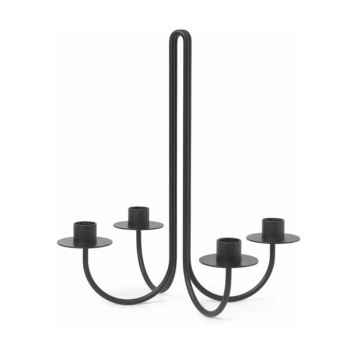 Chandelier en acier noir Sway - Ferm Living