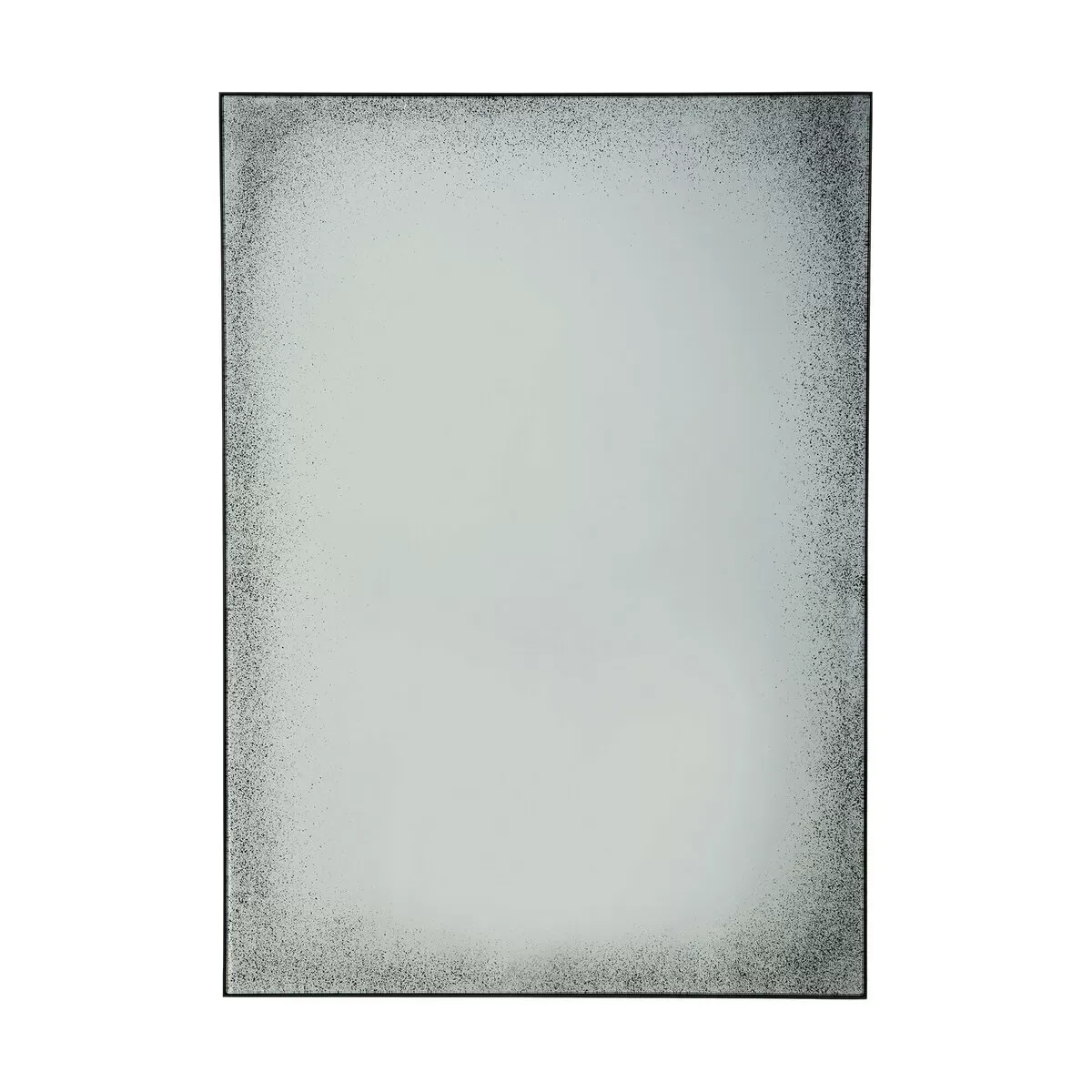 Miroir en métal rectangulaire vieilli 76 x 106 cm Clear - Etnicraft Accessories