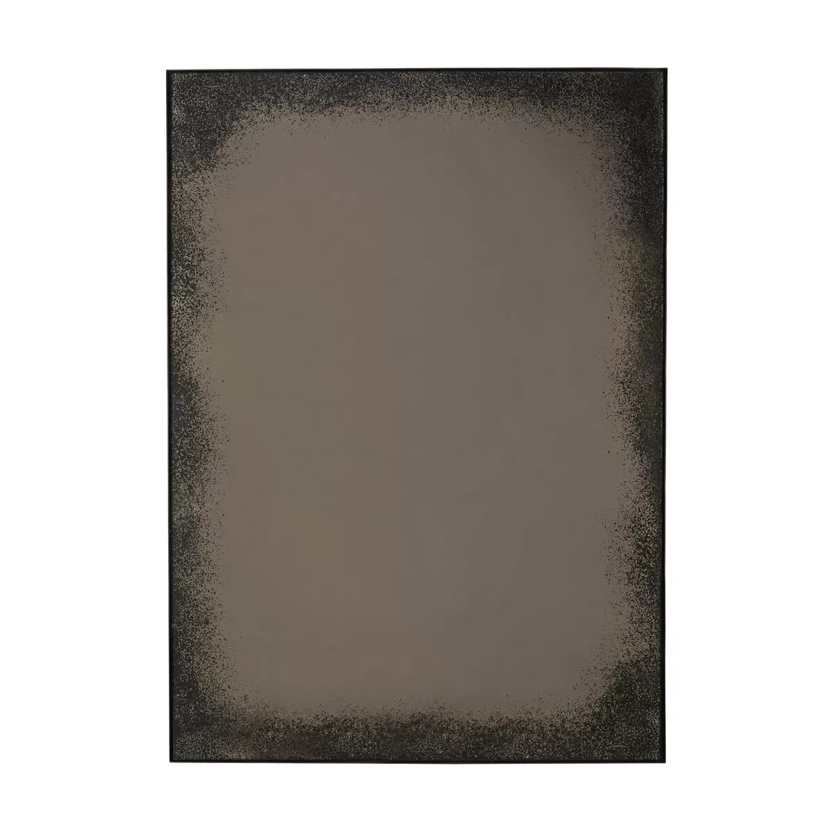 Miroir en bronze rectangulaire vieilli 76 x 106 cm Clear - Etnicraft Accessories