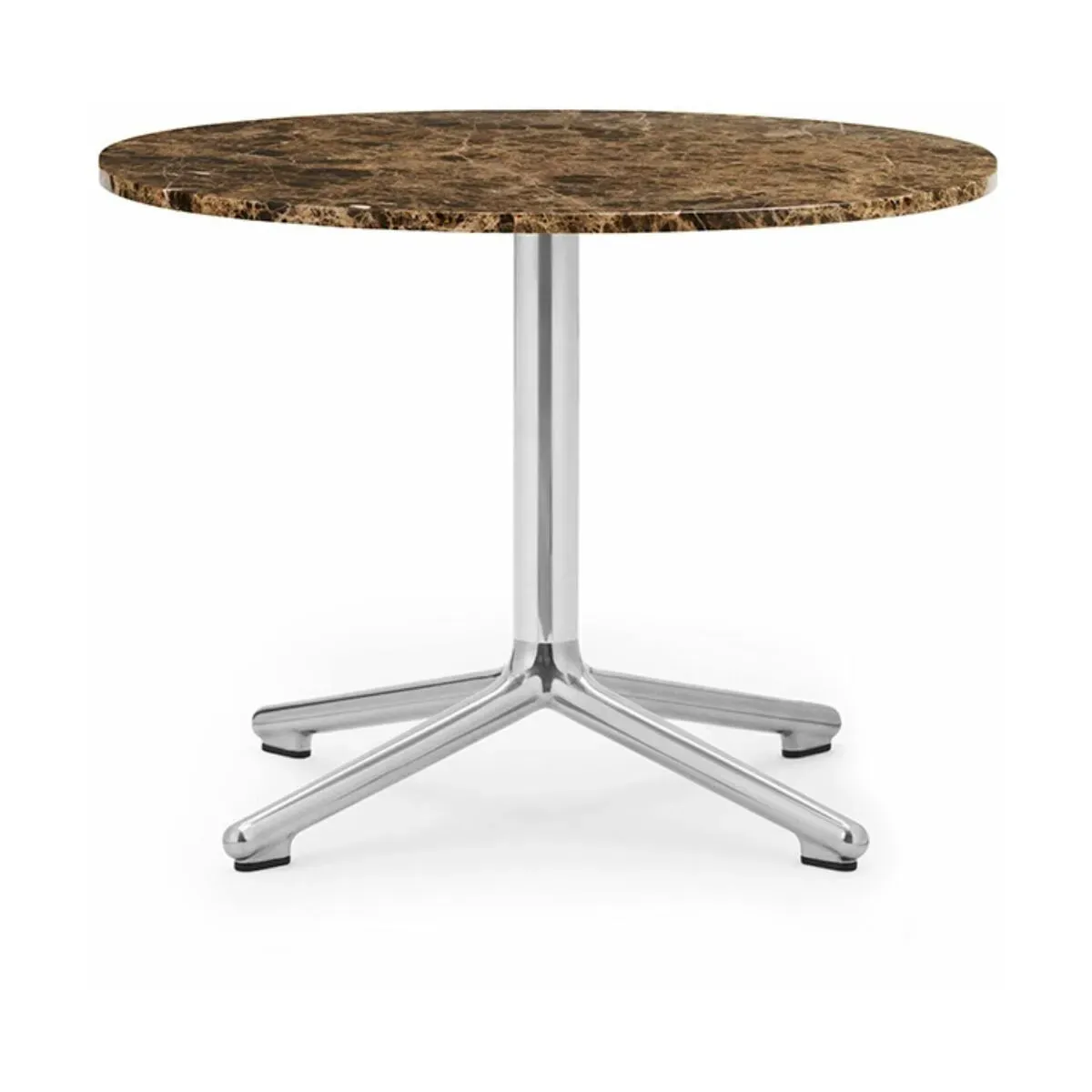 Table basse en aluminium et en marbre café 60 cm Lunar Marble - Normann Copenhagen
