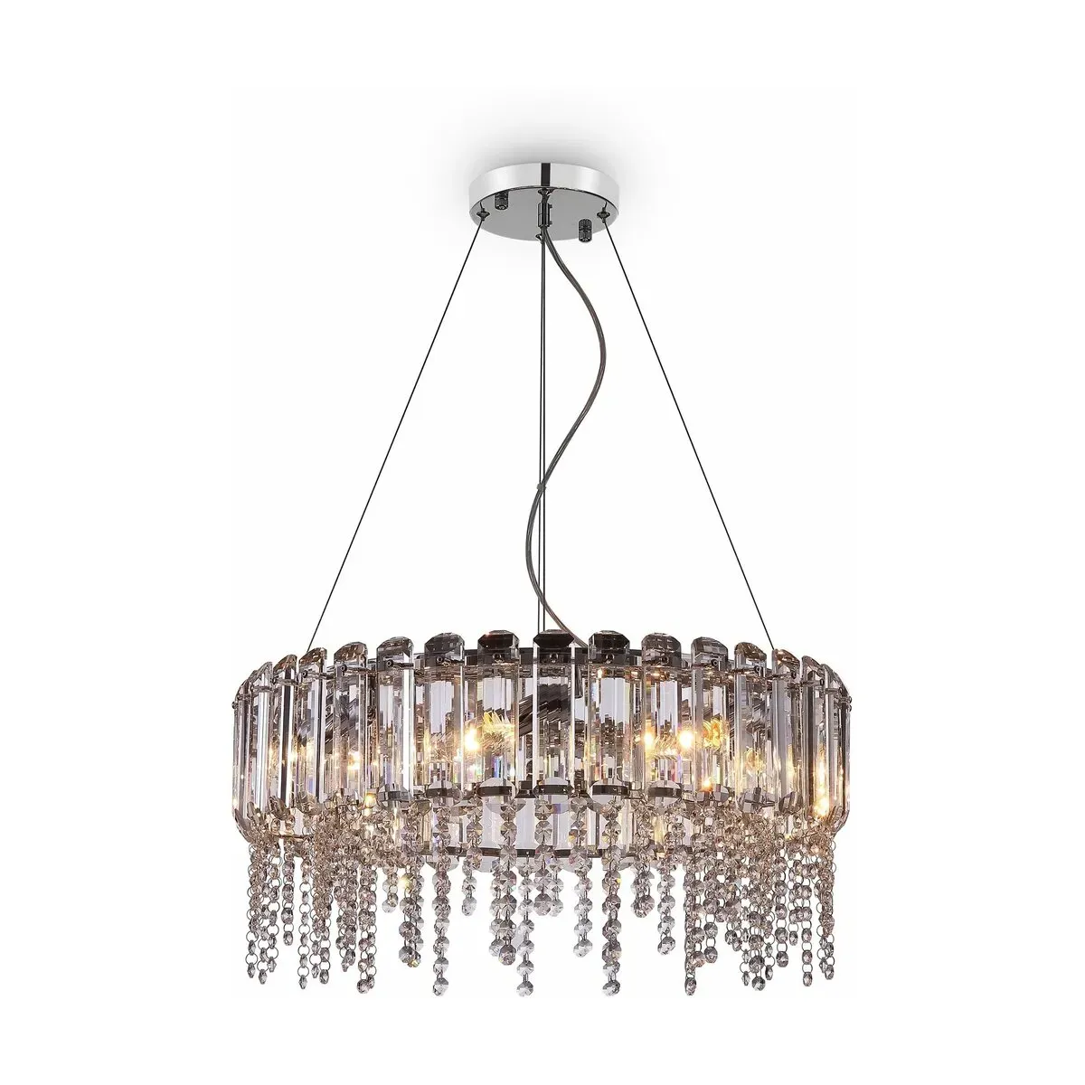 Lustre chrome 8 ampoules Hail - Maytoni