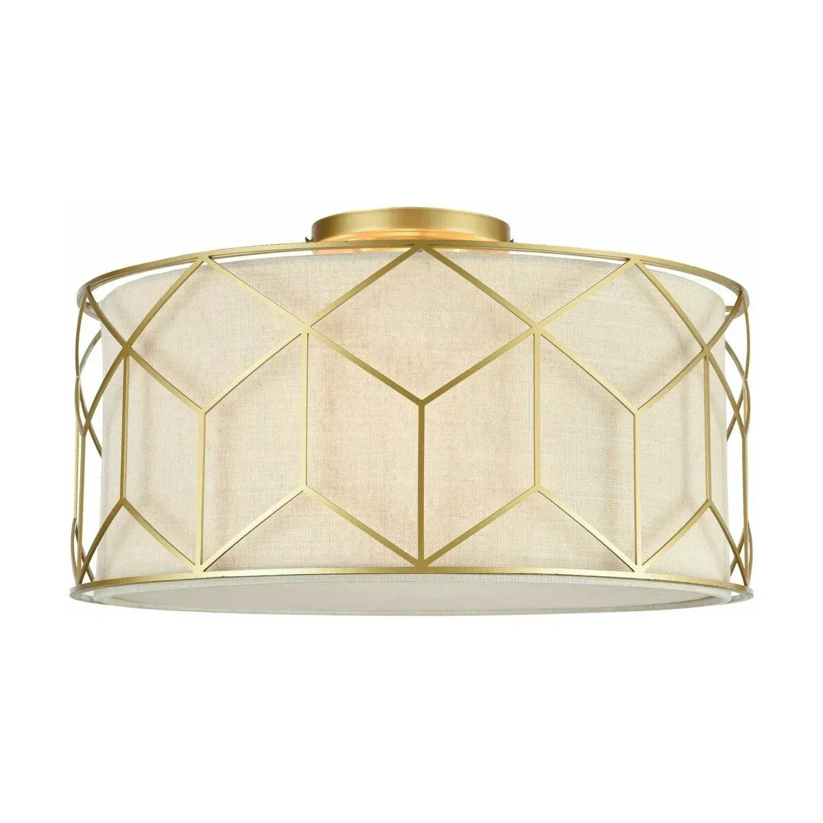 Plafonnier en métal doré 43 cm Messina - Maytoni