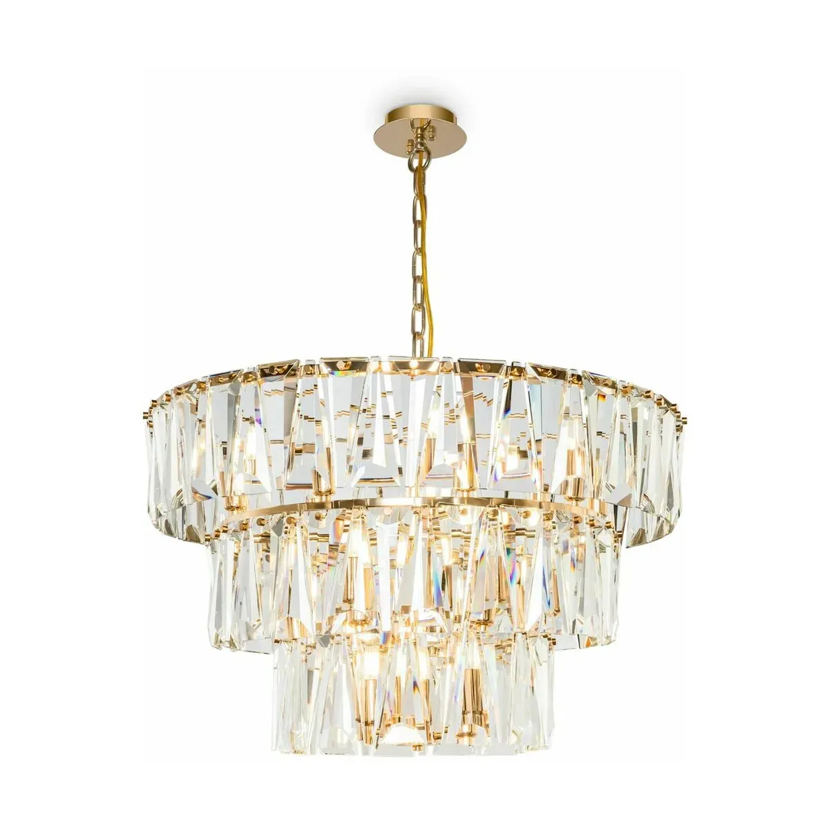 Lustre en métal doré 77 cm Puntes - Maytoni