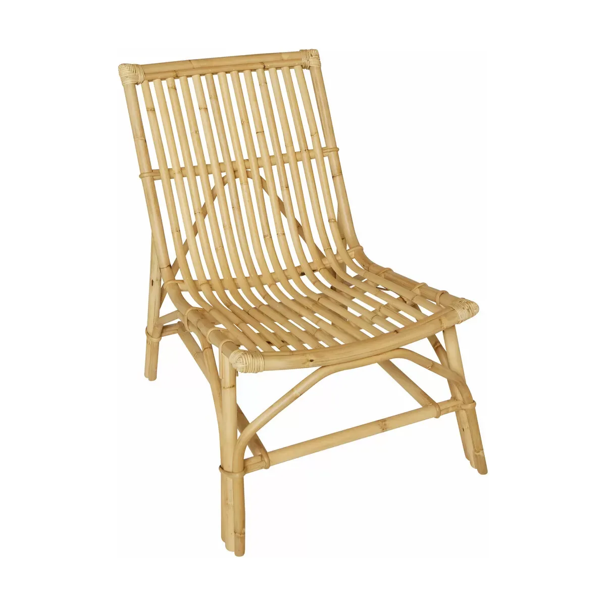 Fauteuil en rotin naturel 80 x 58 x 78 David - KOK