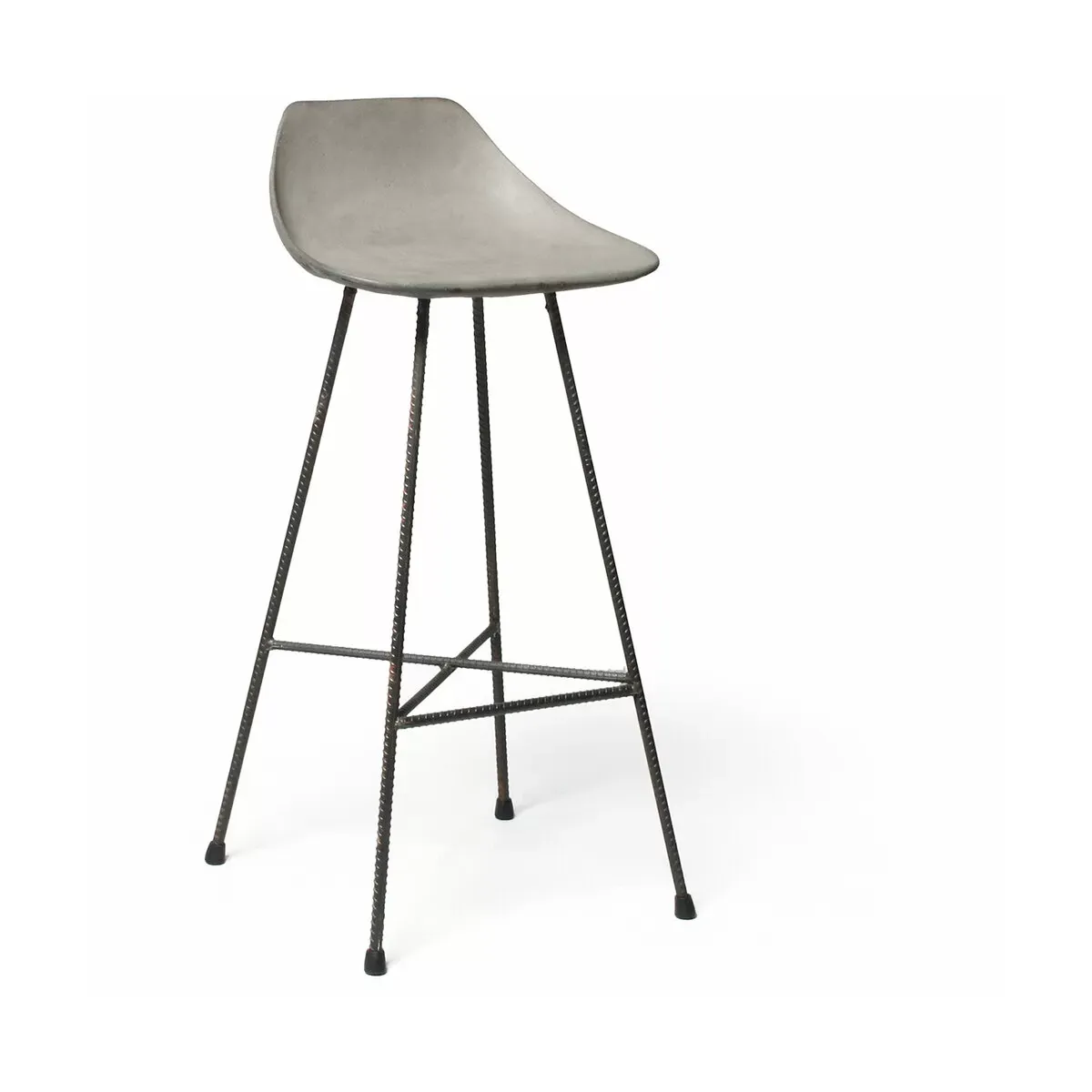 Chaise de bar en béton 44 x 43 x 93,5 Hauteville - Lyon Béton